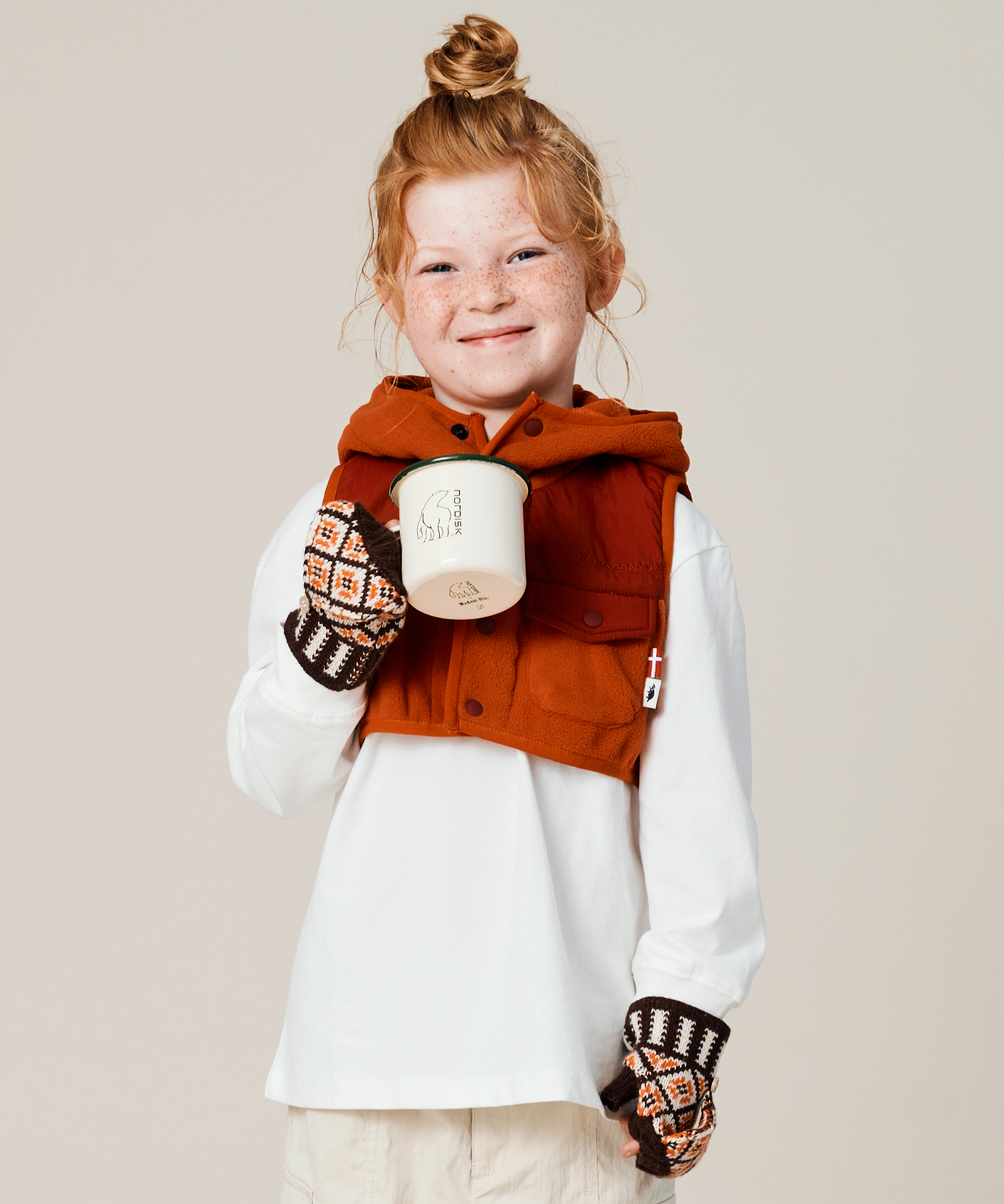 KID'S LATVIA MITTENS