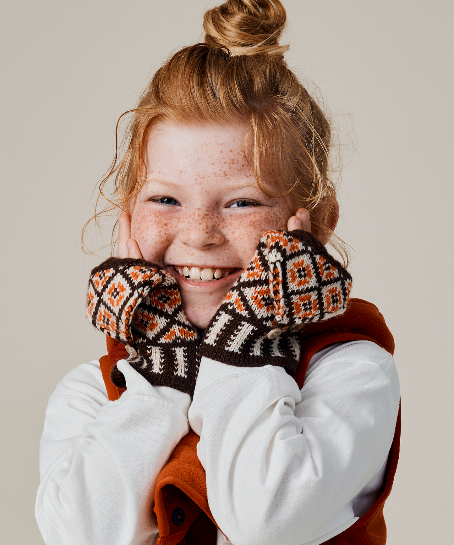 KID'S LATVIA MITTENS