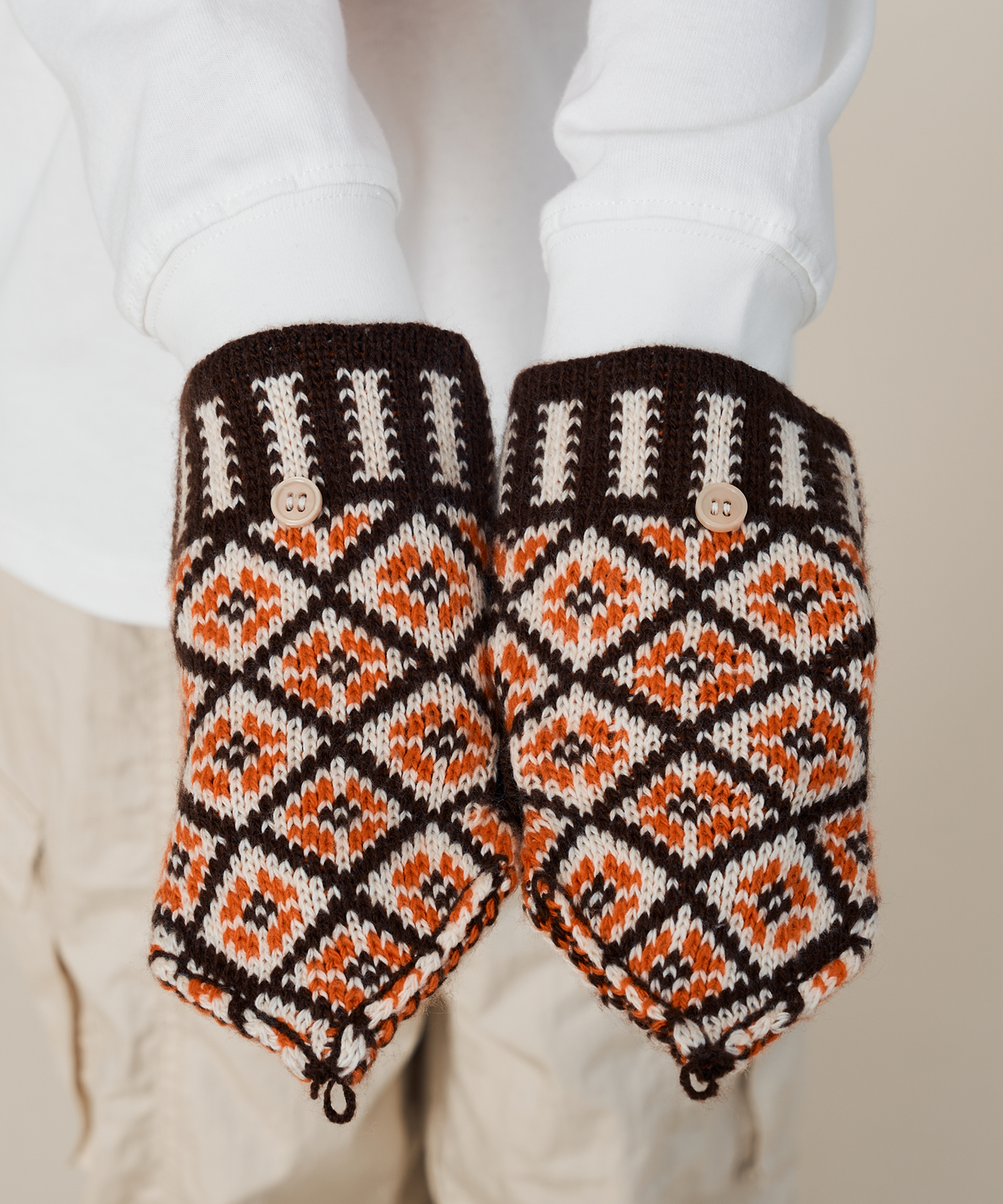 KID'S LATVIA MITTENS