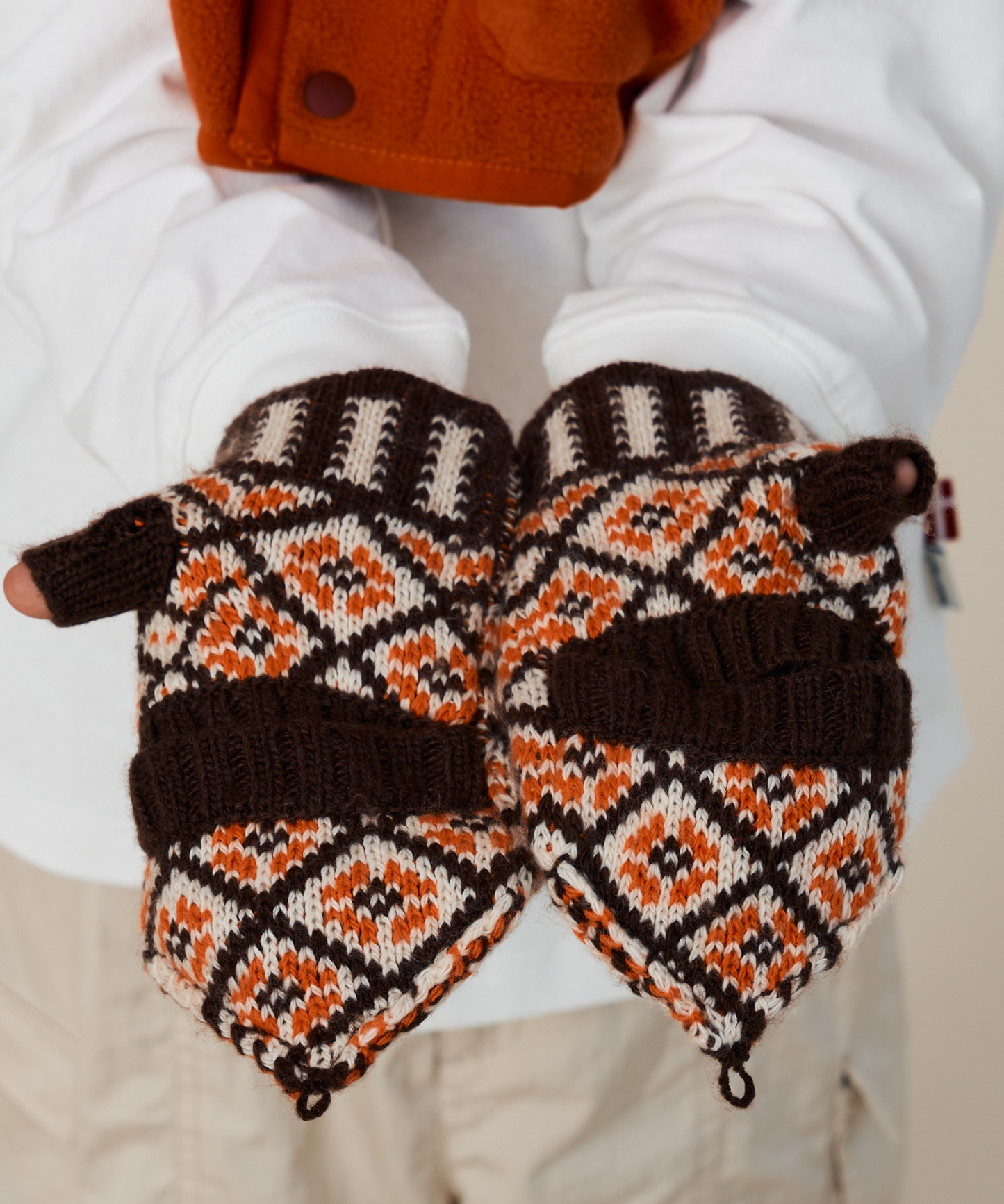 KID'S LATVIA MITTENS