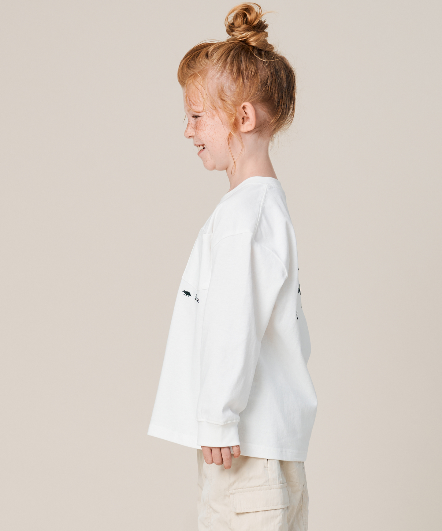 KID'S L/S EMBROIDERY TEE