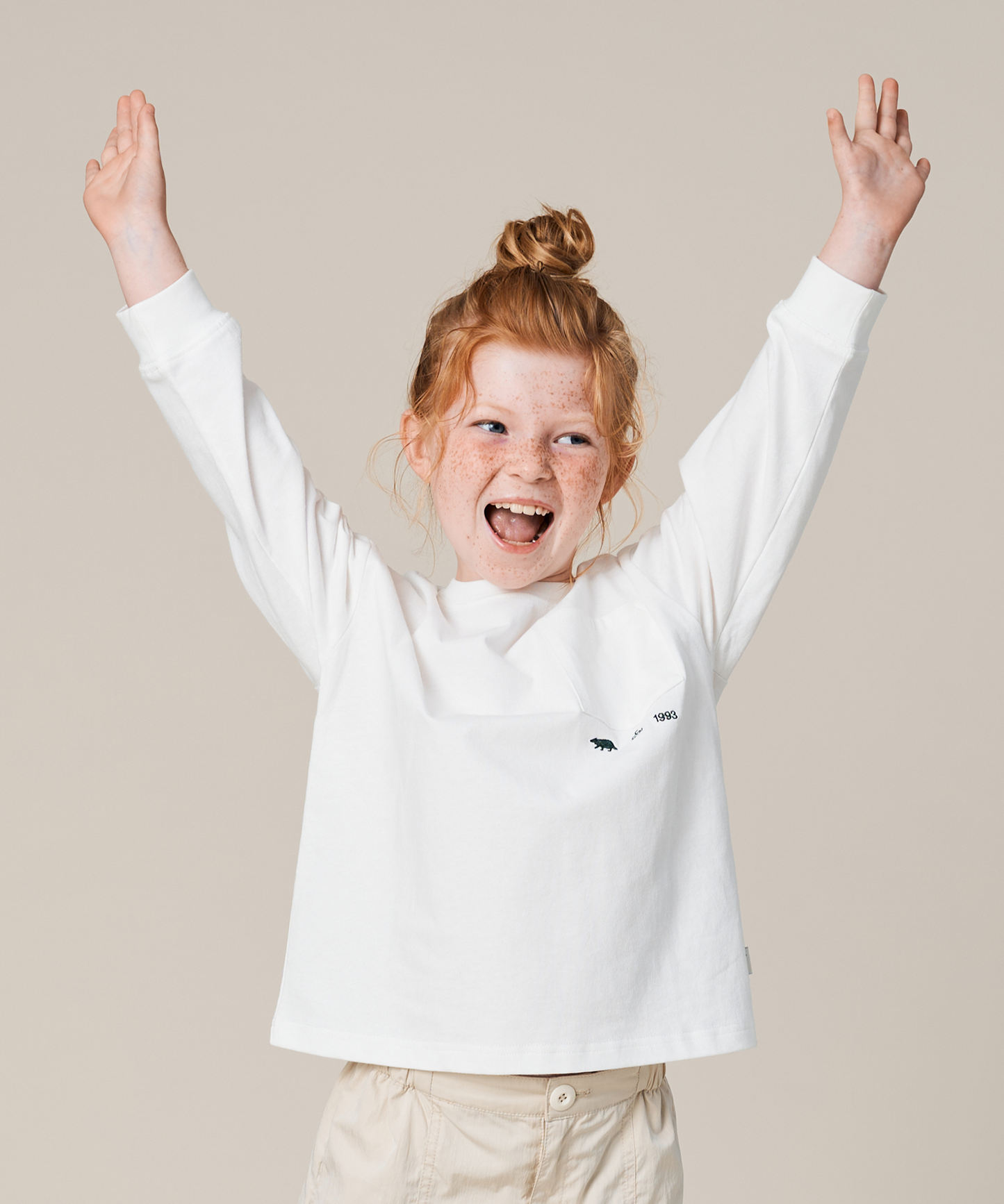 KID'S L/S EMBROIDERY TEE
