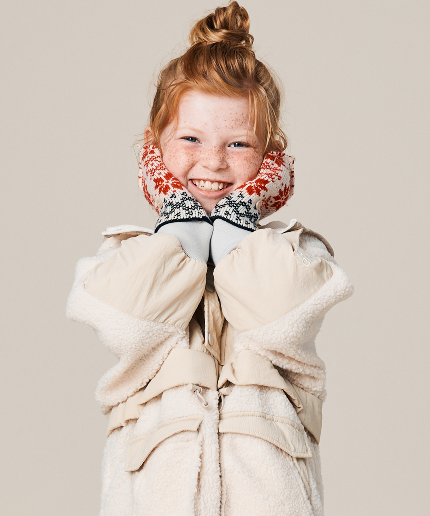 KID'S LATVIA MITTENS