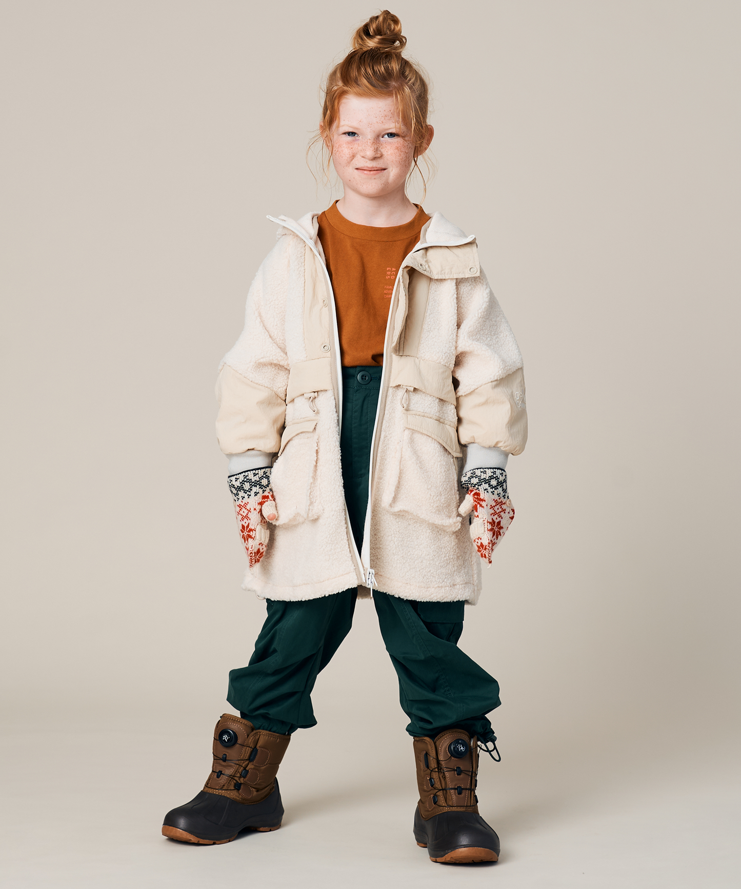 KID'S LATVIA MITTENS