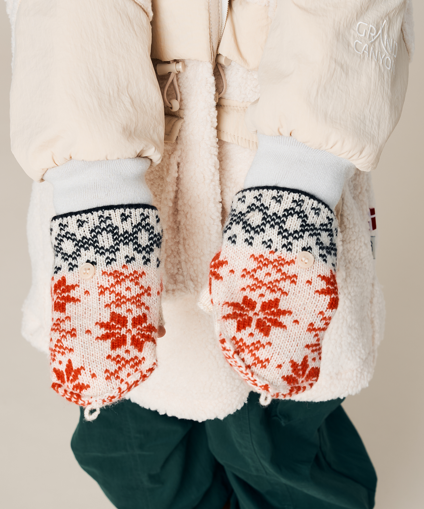 KID'S LATVIA MITTENS