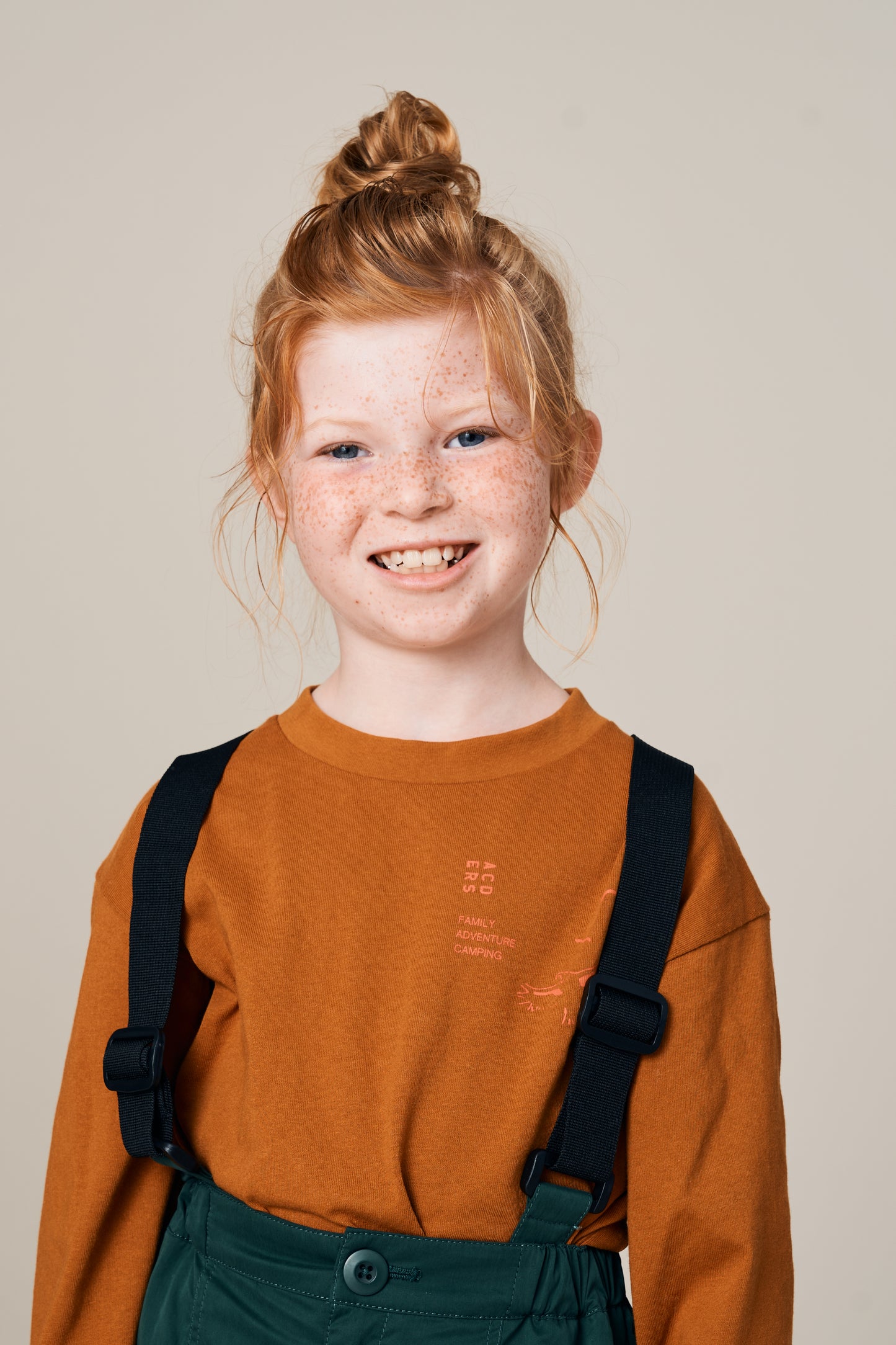KID'S L/S BANDANA PRINT TEE