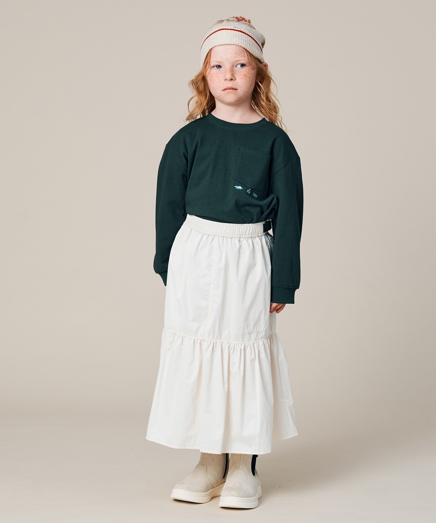 KID'S L/S EMBROIDERY TEE