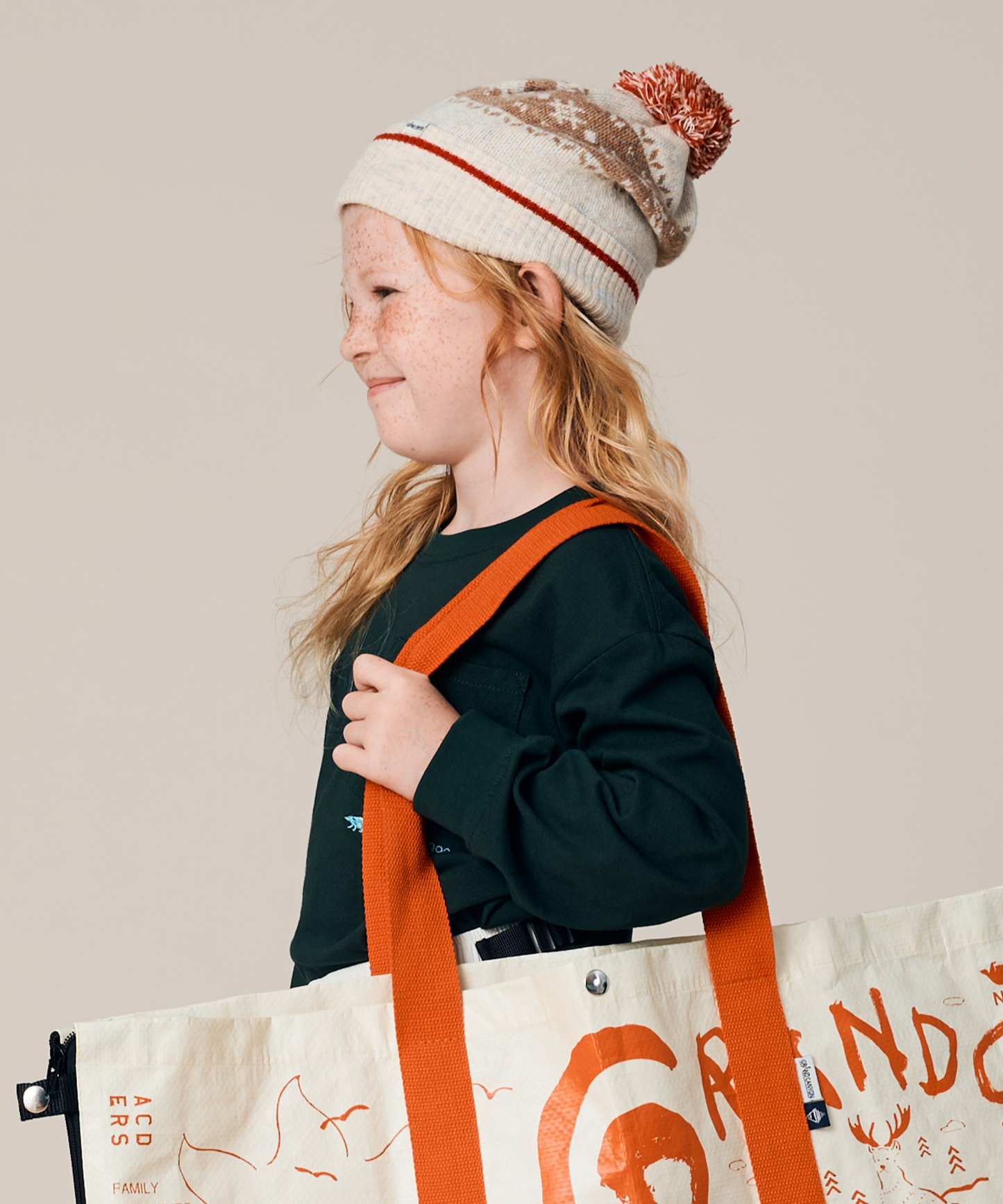 KID'S ANAGUMA KNIT CAP