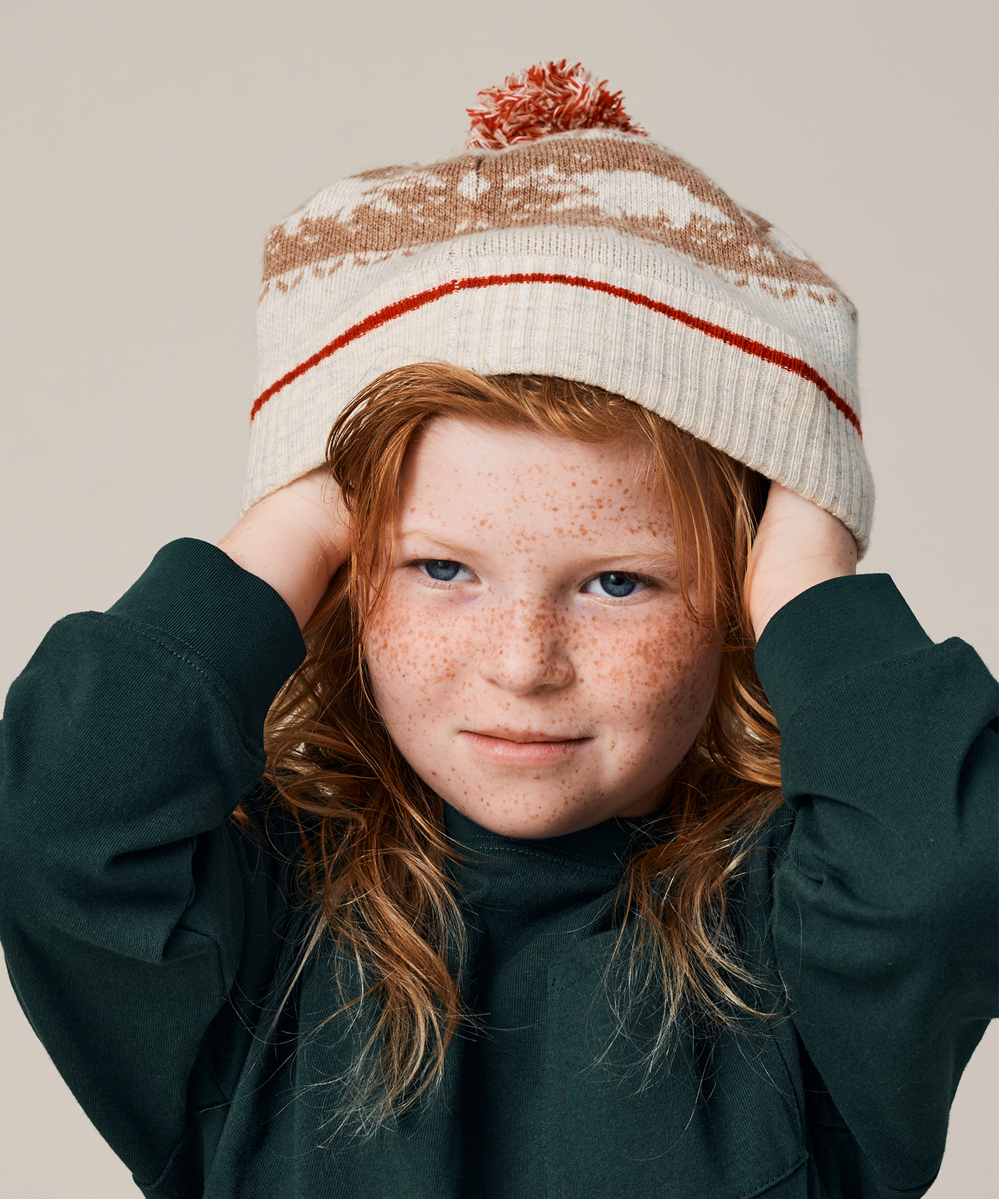KID'S ANAGUMA KNIT CAP