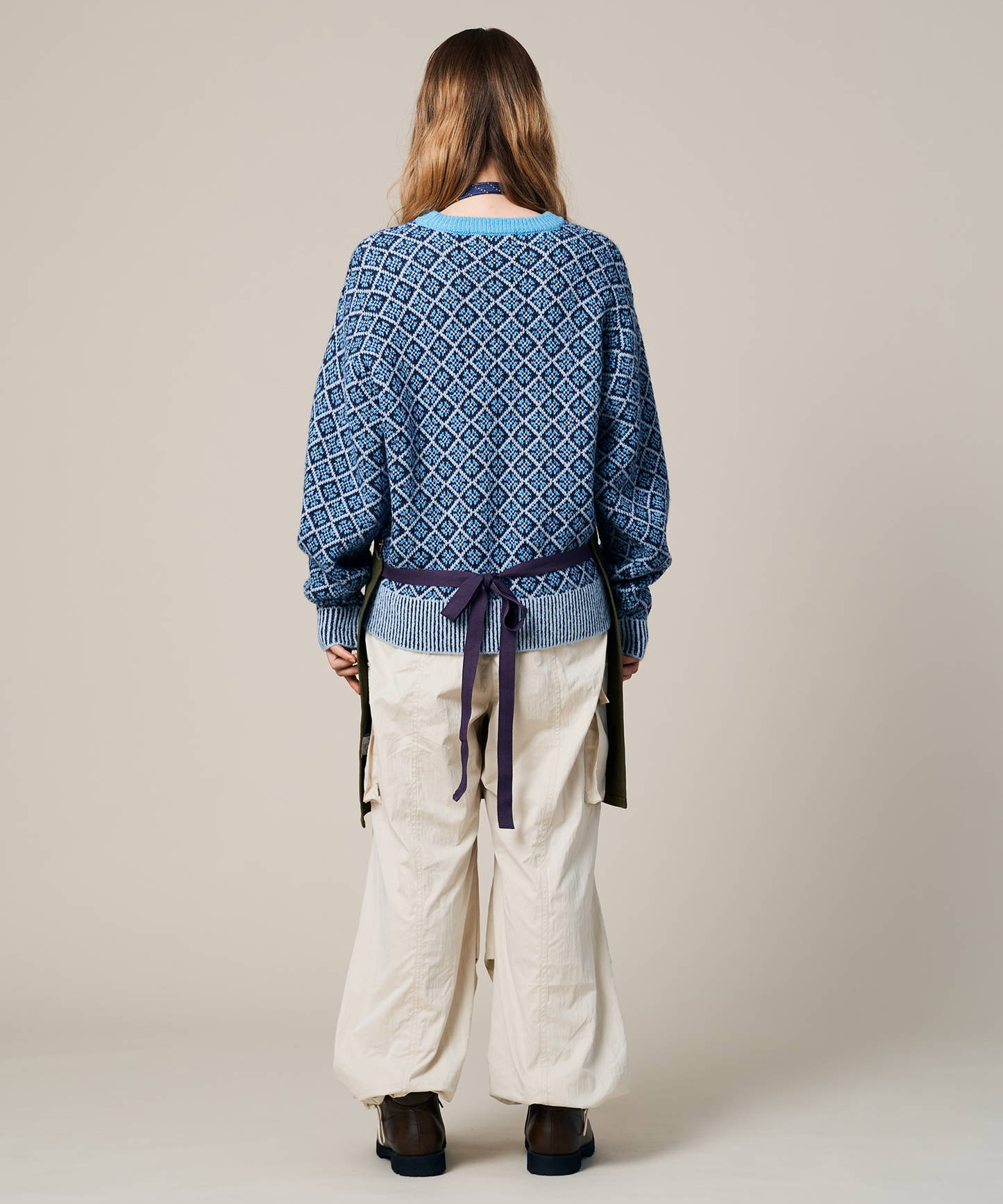 UNISEX LATVIAJACQARD KNIT PO