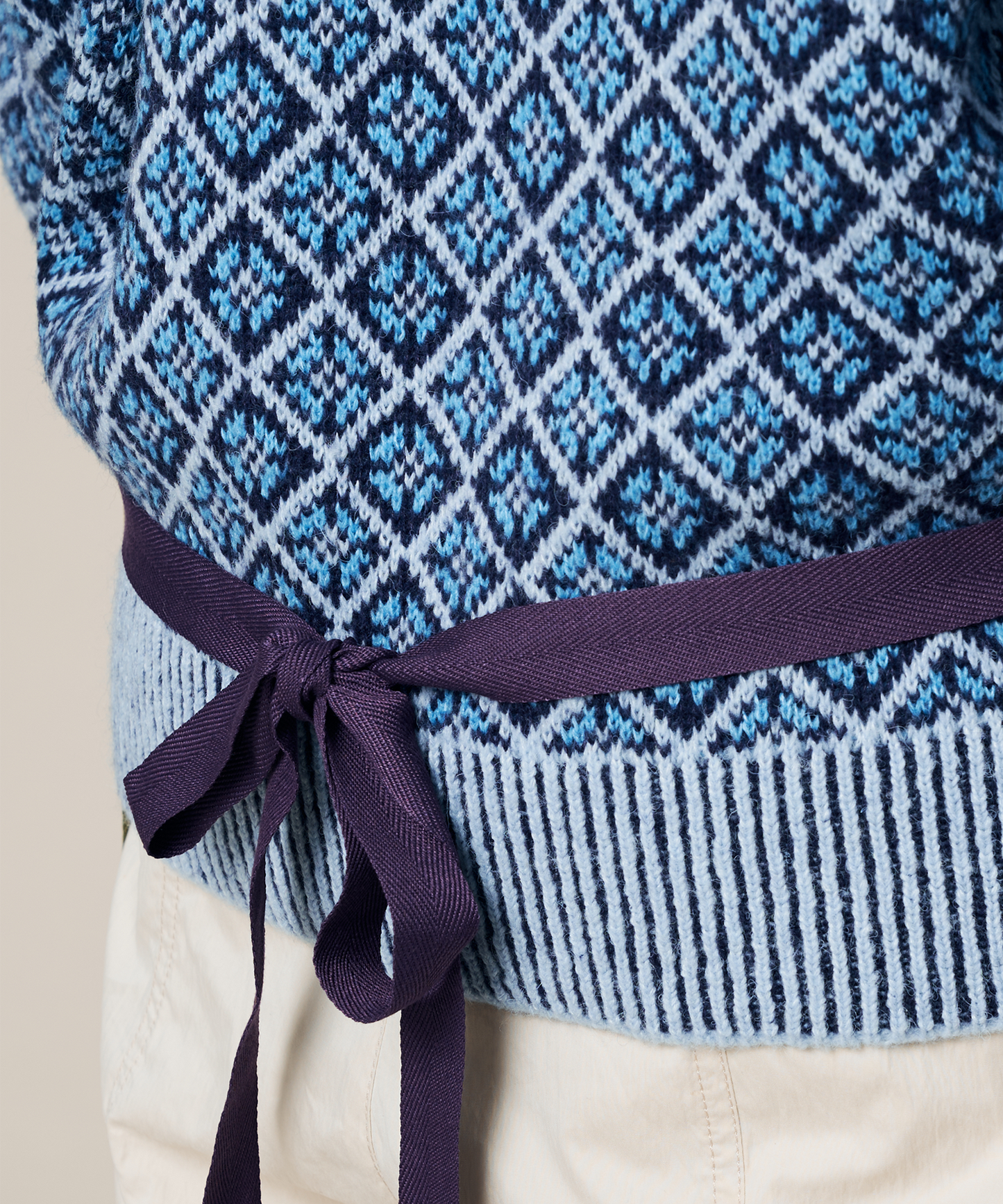 UNISEX LATVIAJACQARD KNIT PO