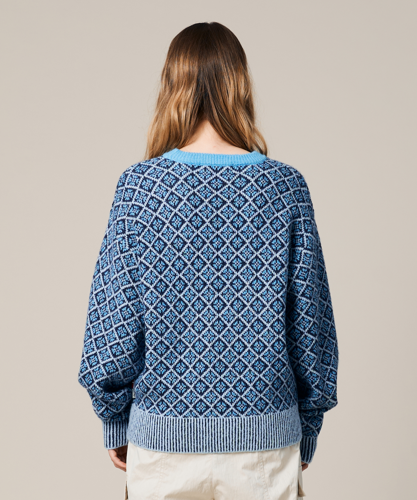 UNISEX LATVIAJACQARD KNIT PO