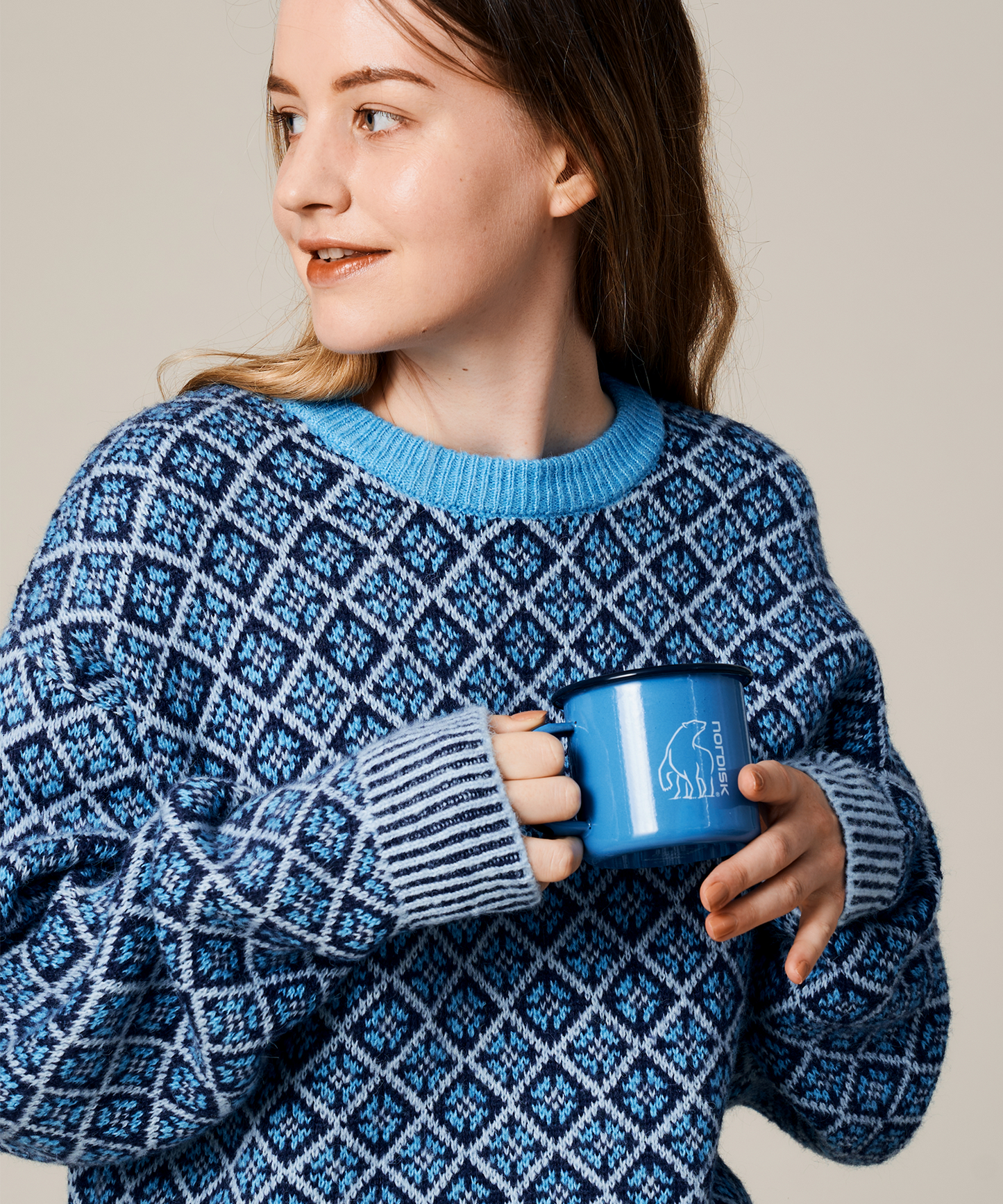 UNISEX LATVIAJACQARD KNIT PO