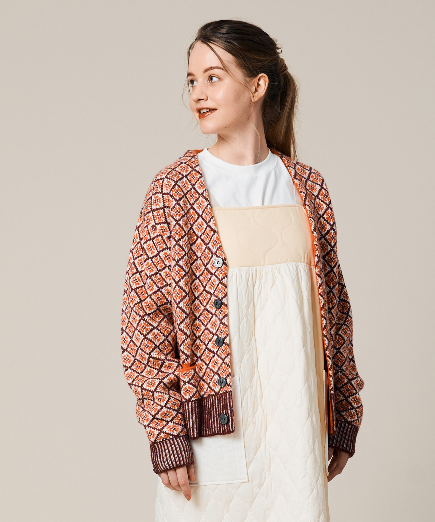 UNISEX LATVIAJACQARD KNIT CD
