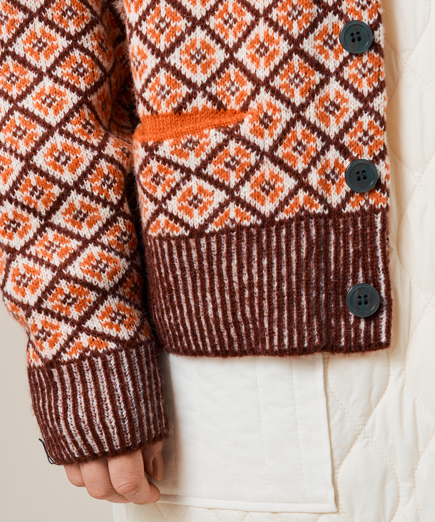 UNISEX LATVIAJACQARD KNIT CD