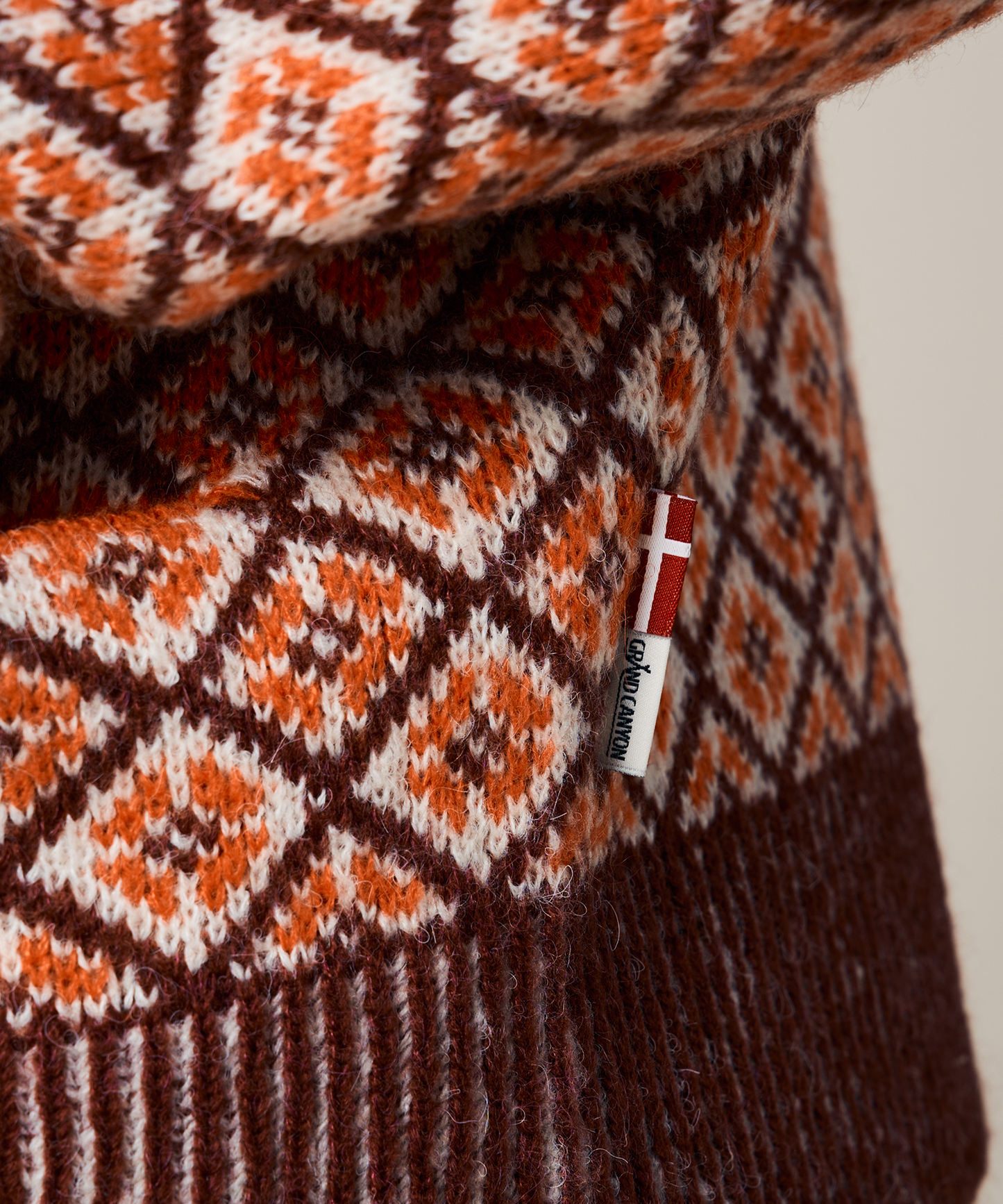 UNISEX LATVIAJACQARD KNIT CD