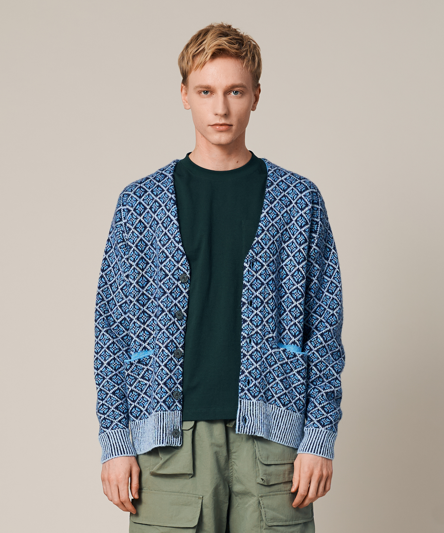 UNISEX LATVIAJACQARD KNIT CD