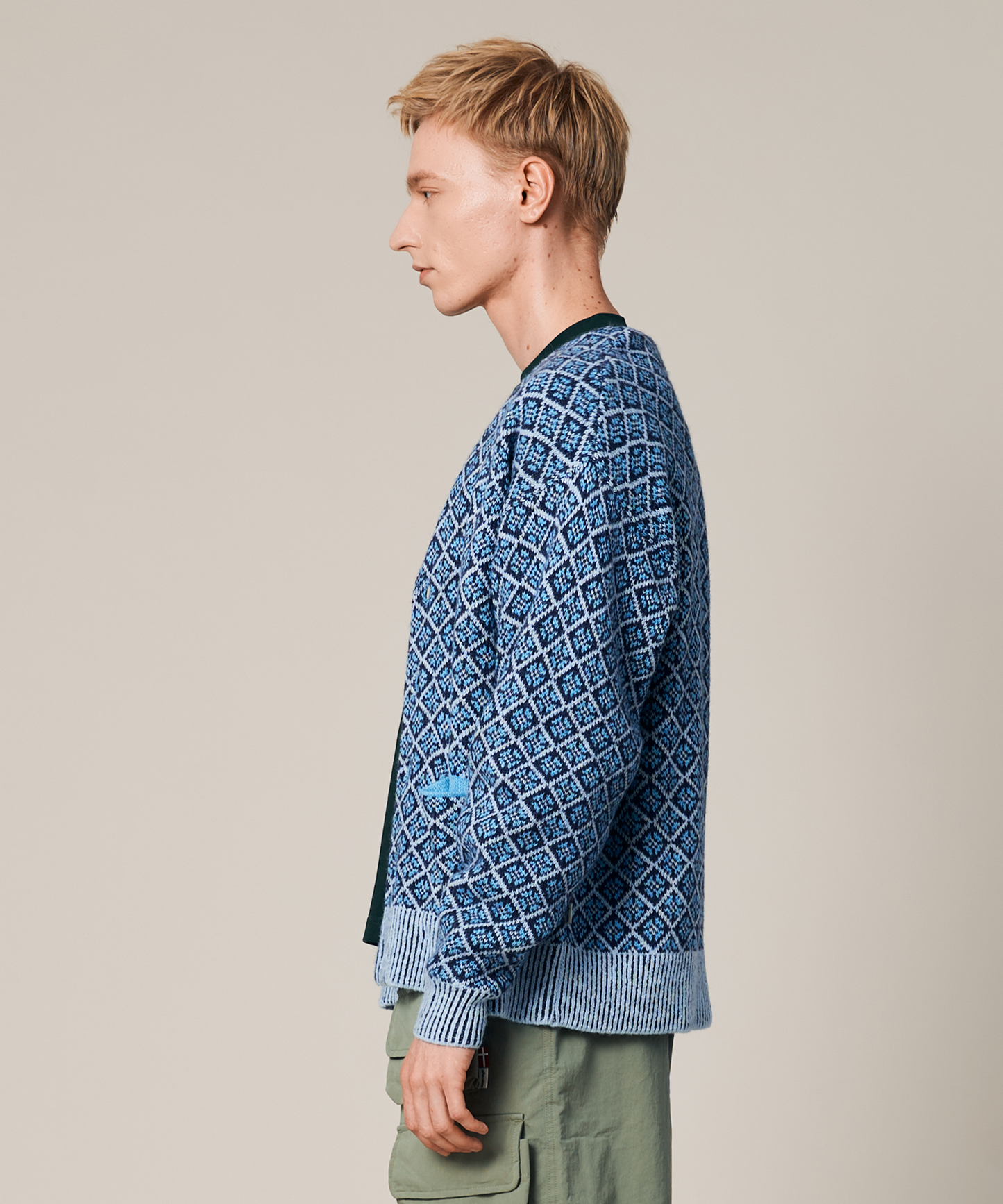 UNISEX LATVIAJACQARD KNIT CD