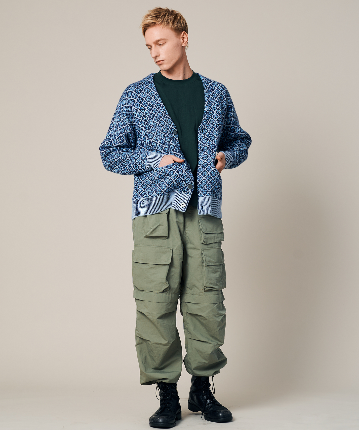 UNISEX LATVIAJACQARD KNIT CD