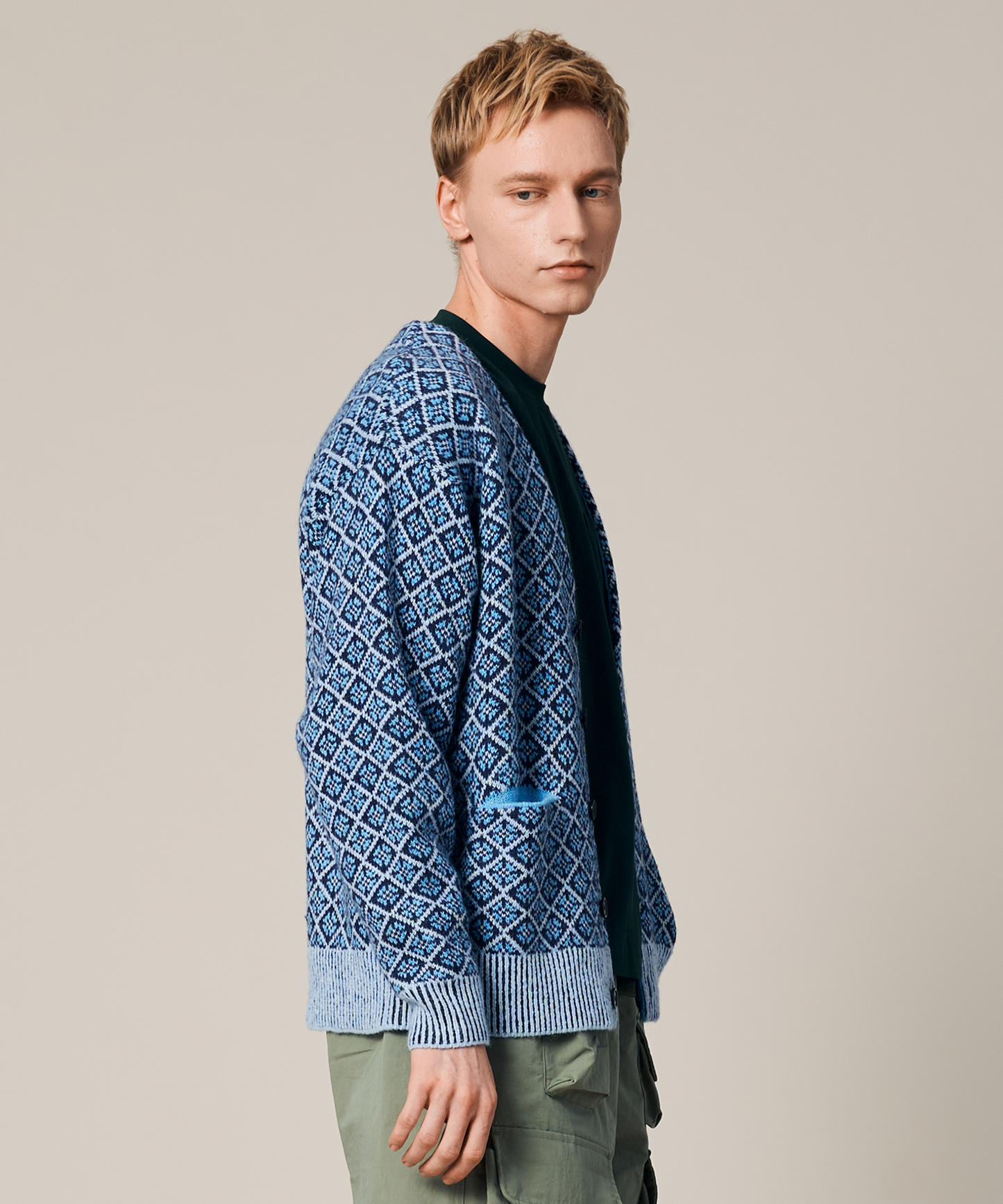 UNISEX LATVIAJACQARD KNIT CD