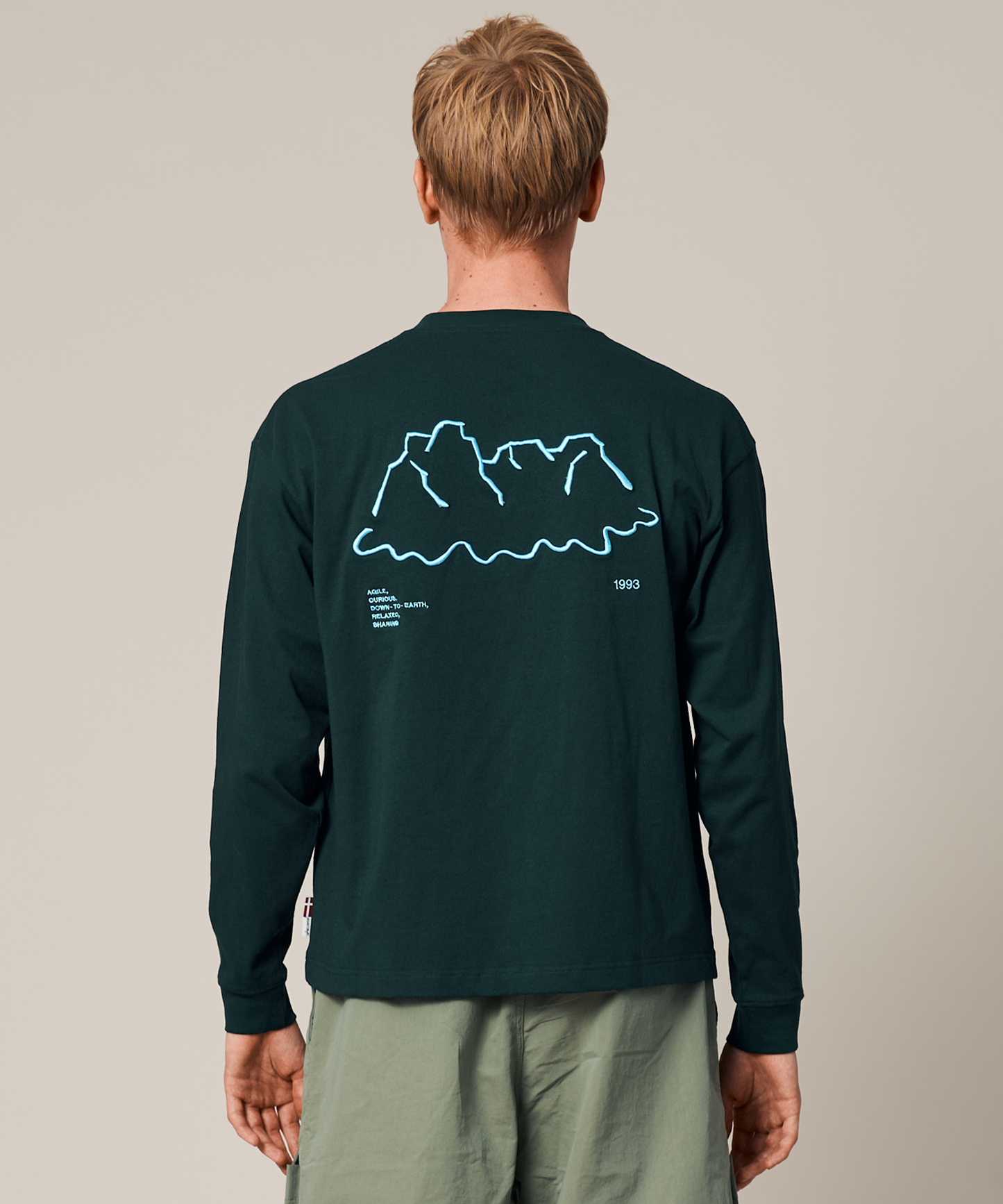 UNISEX L/S EMBROIDERY TEE