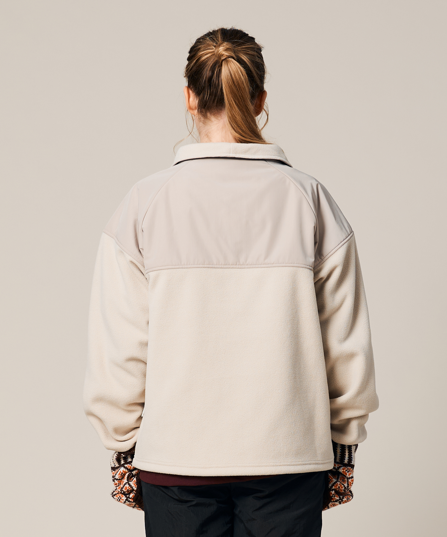 UNISEX FLEECE HULF ZIP PO
