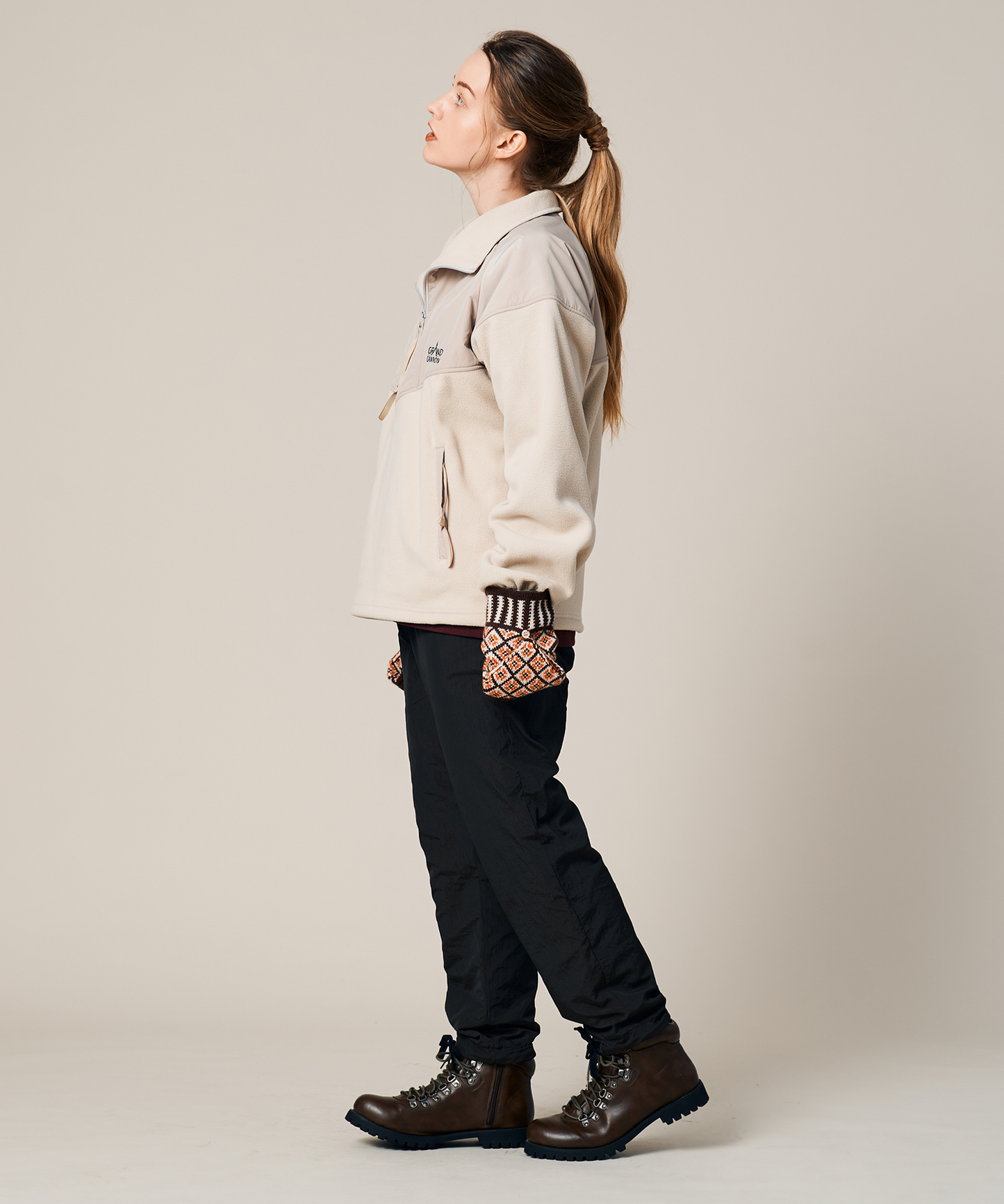 UNISEX FLEECE HULF ZIP PO