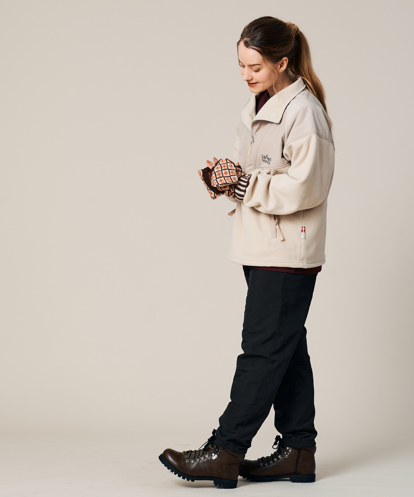 UNISEX FLEECE HULF ZIP PO