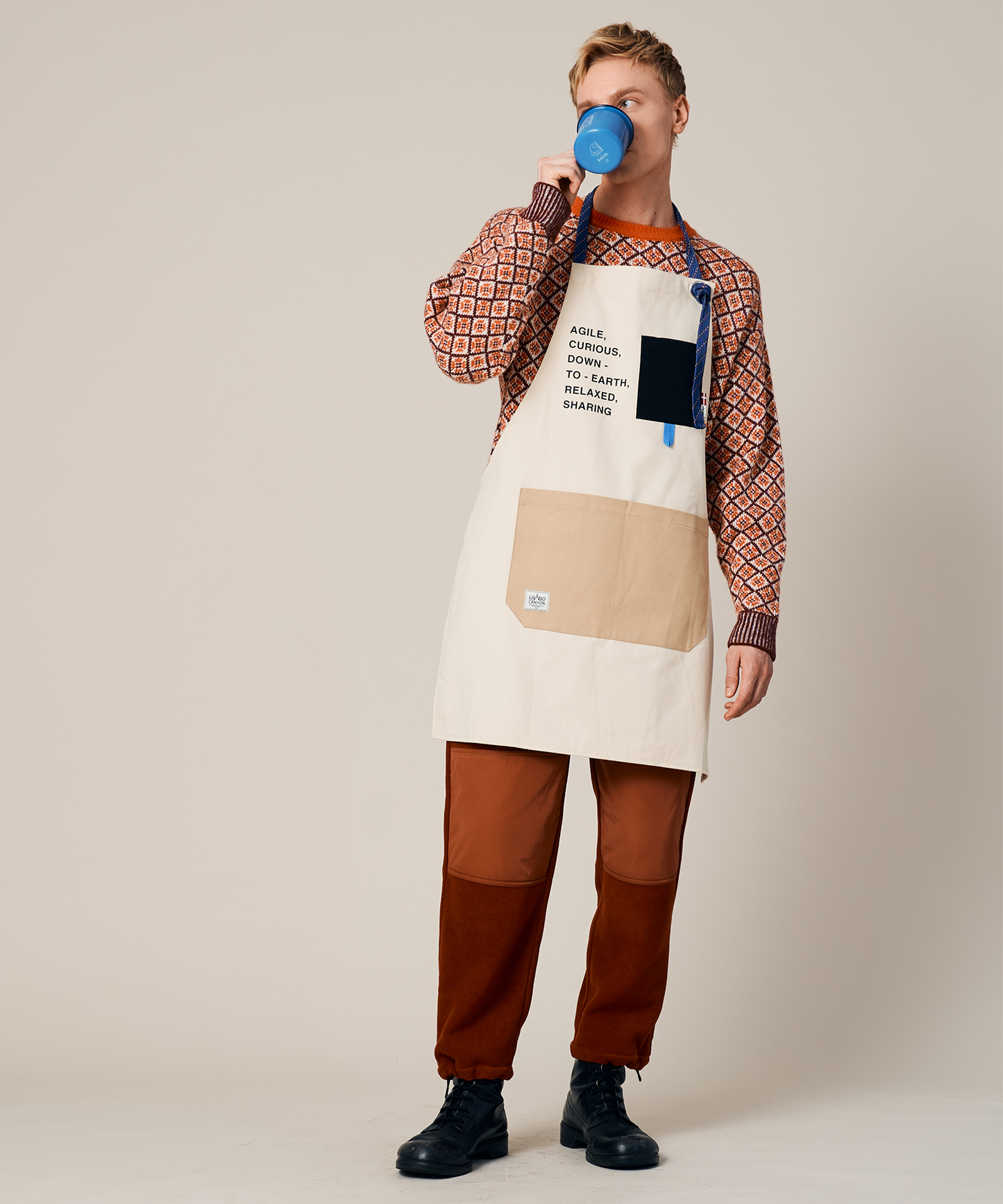 UNISEX LATVIAJACQARD KNIT PO