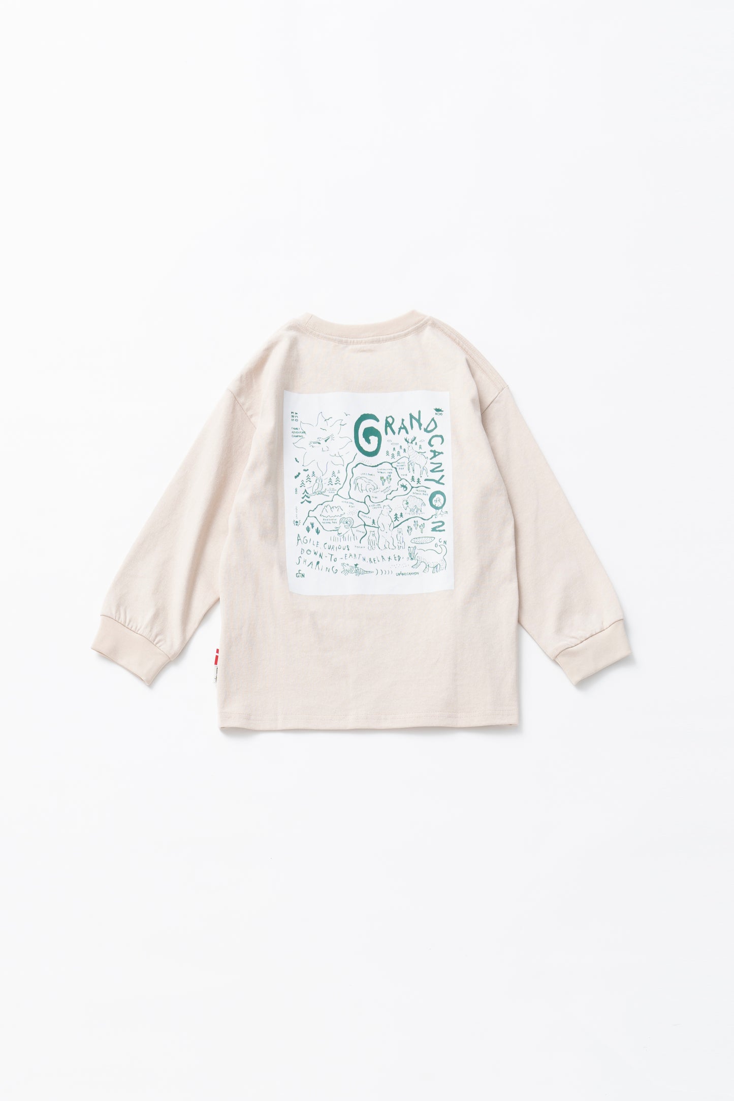 KID'S L/S BANDANA PRINT TEE