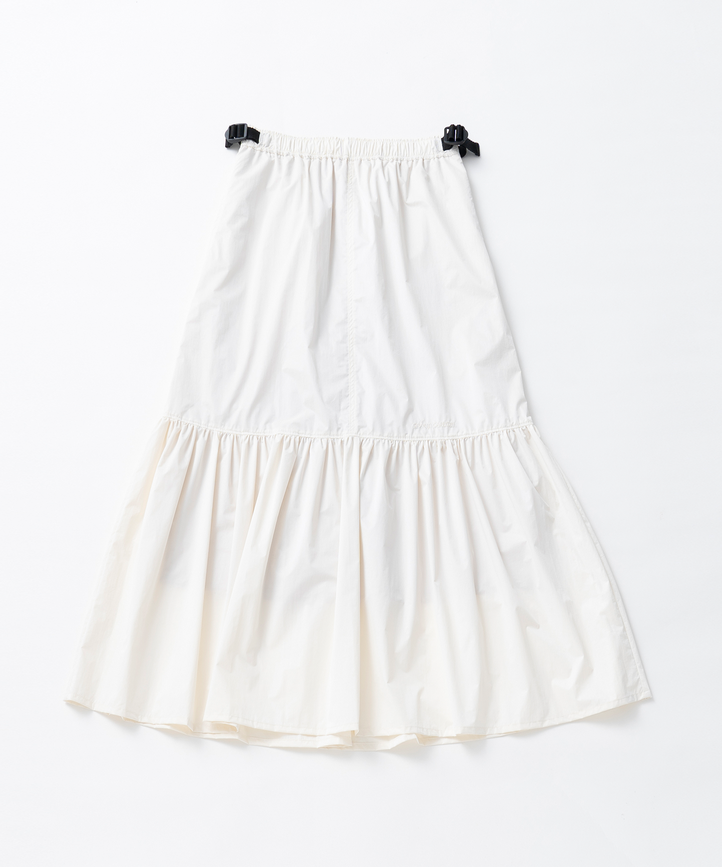 BELTED TIERED SKIRT