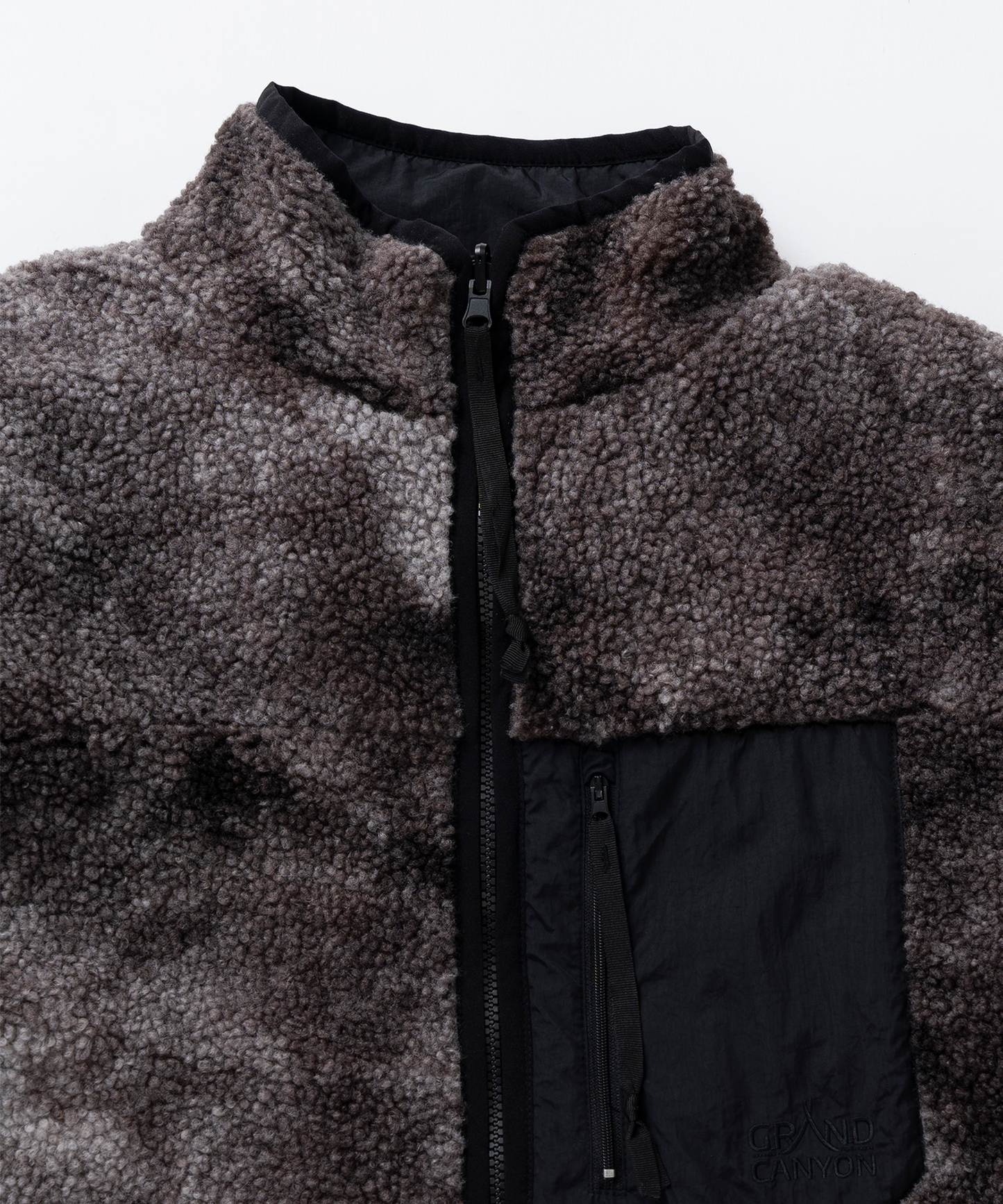 UNISEX REVERSIBLE TIE-DYE BOA JACKET