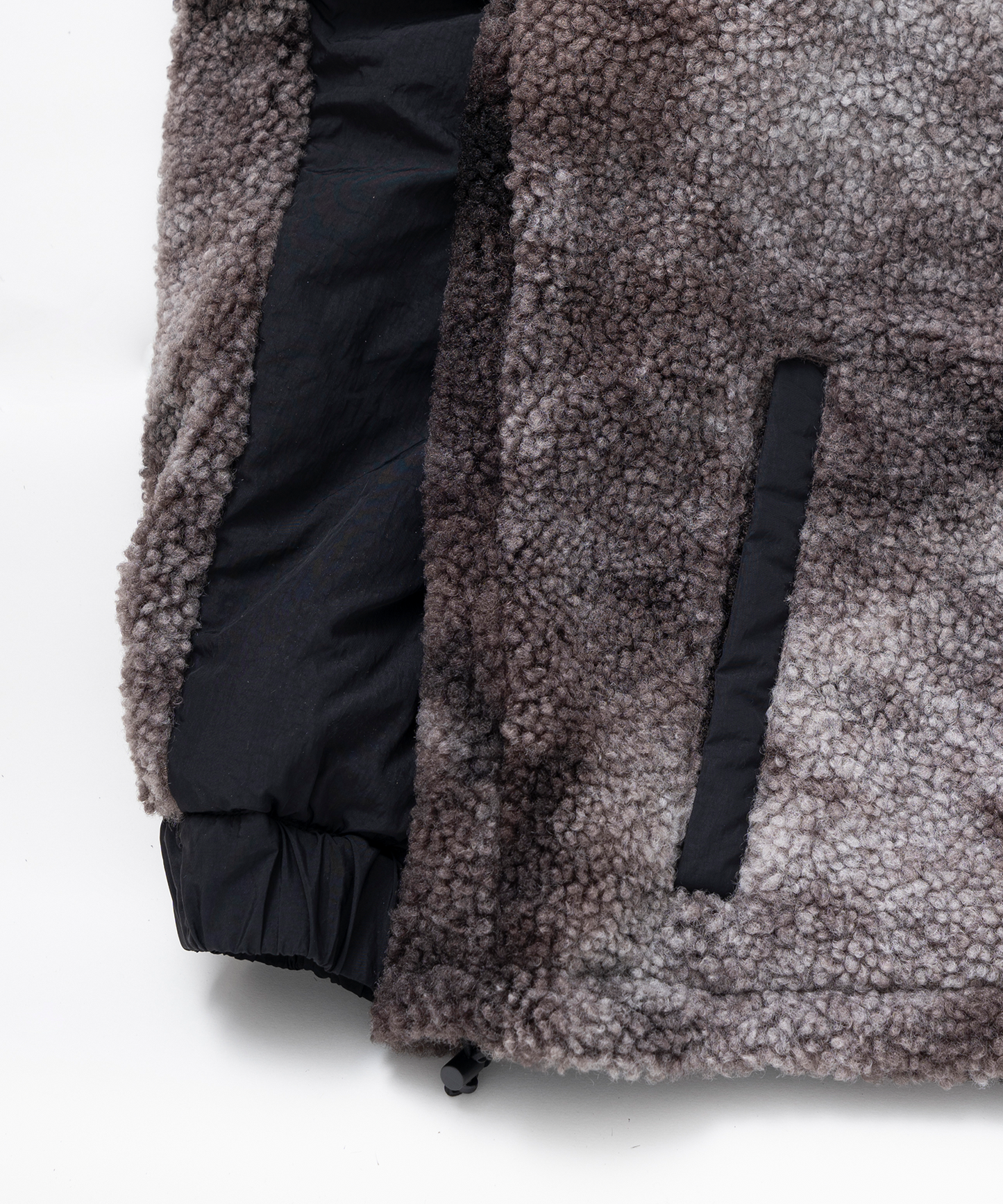 UNISEX REVERSIBLE TIE-DYE BOA JACKET