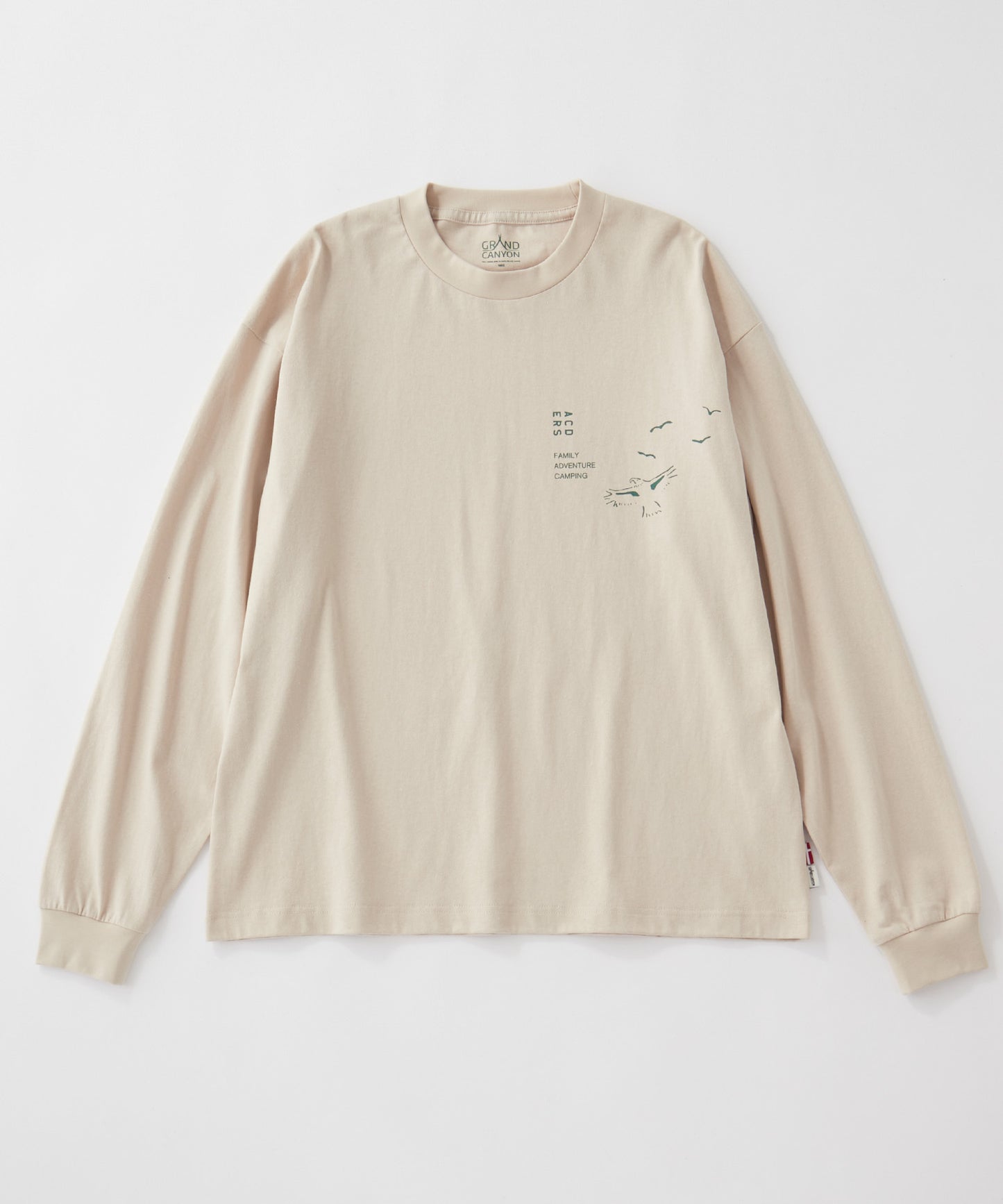 UNISEX L/S BANDANA PRINT TEE