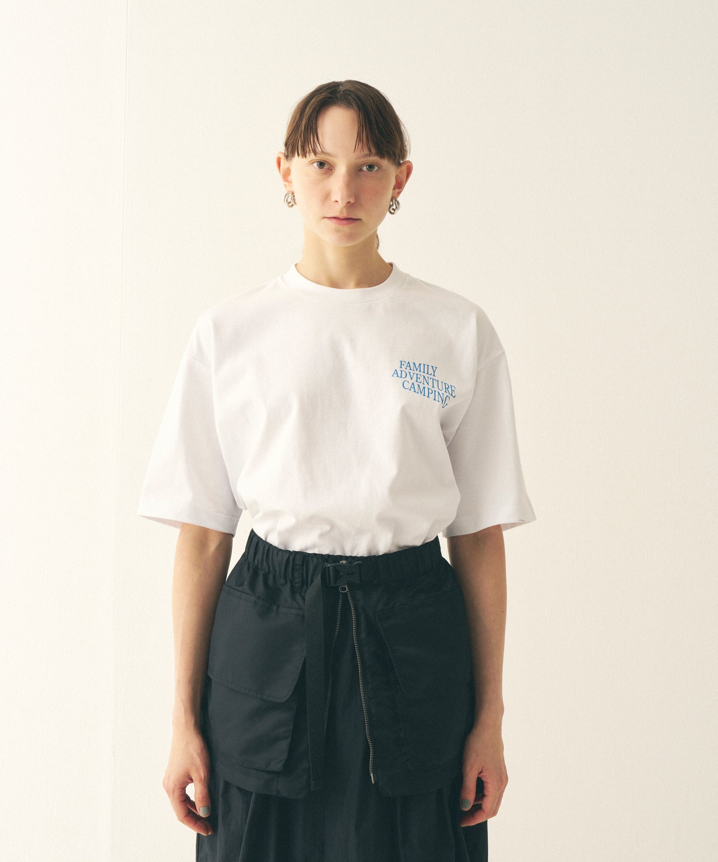 COCOON SKIRT WITH POCKET BELT