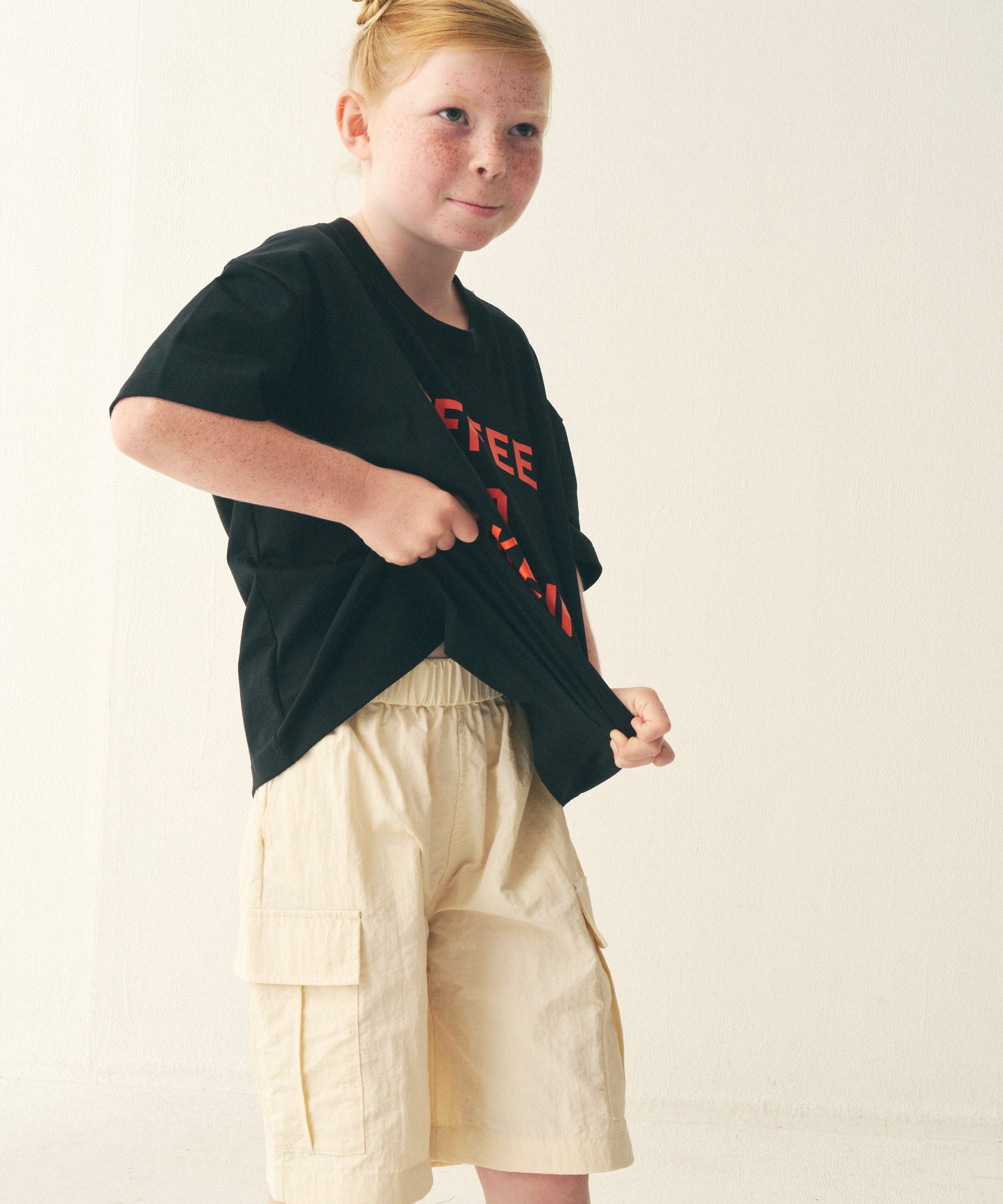 KIDS TECH JERSEY MESSAGE TEE
