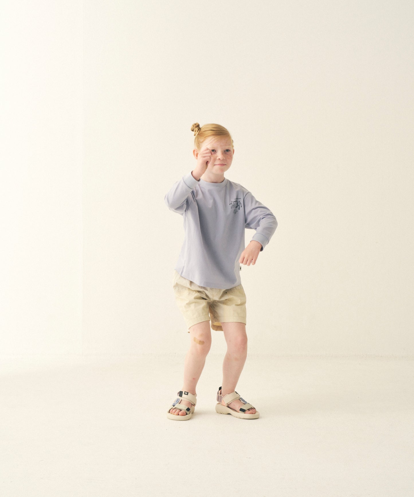 KIDS TECH JERSEY BANDANA LONG SLEEVE TEE