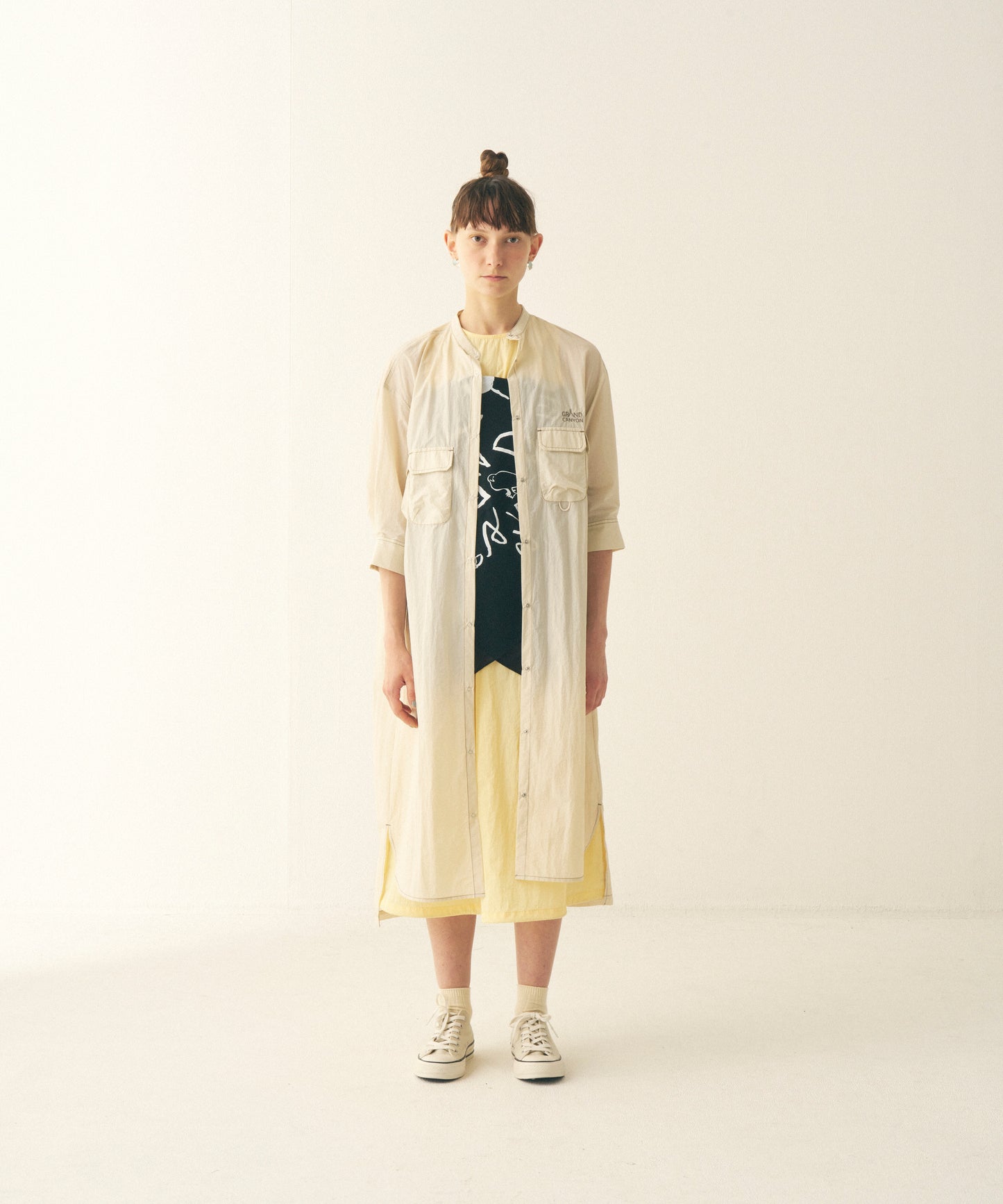 MULTI-POCKET SHIRT ONEPIECE