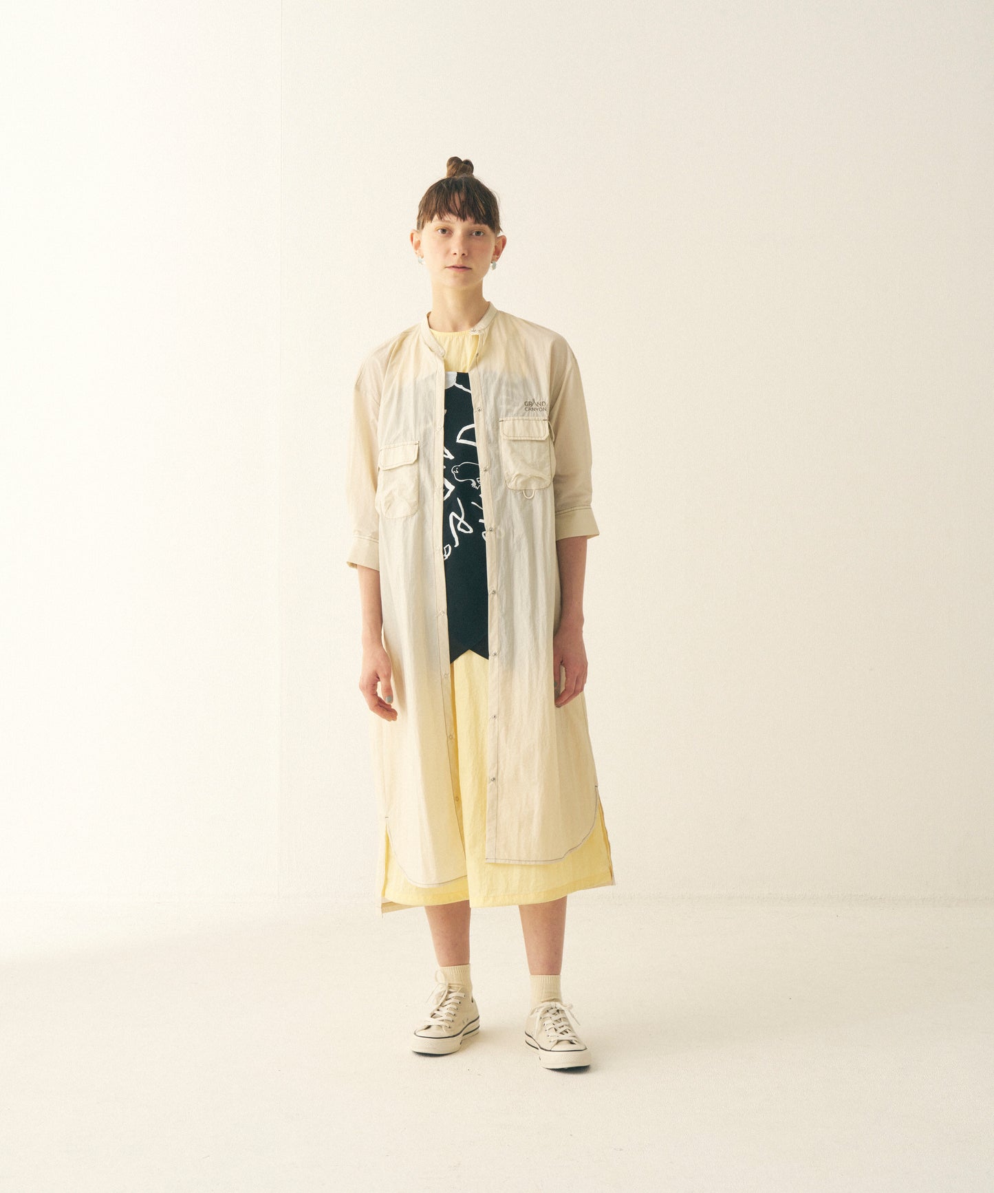 MULTI-POCKET SHIRT ONEPIECE
