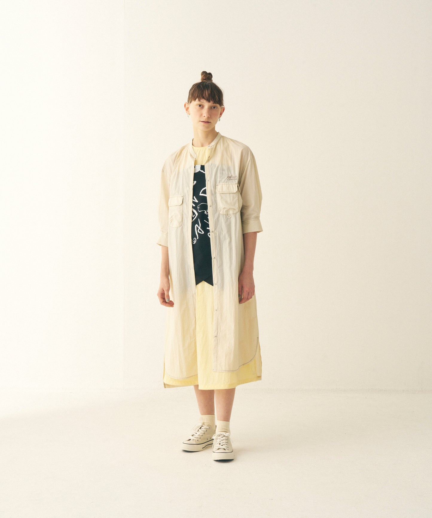 MULTI-POCKET SHIRT ONEPIECE