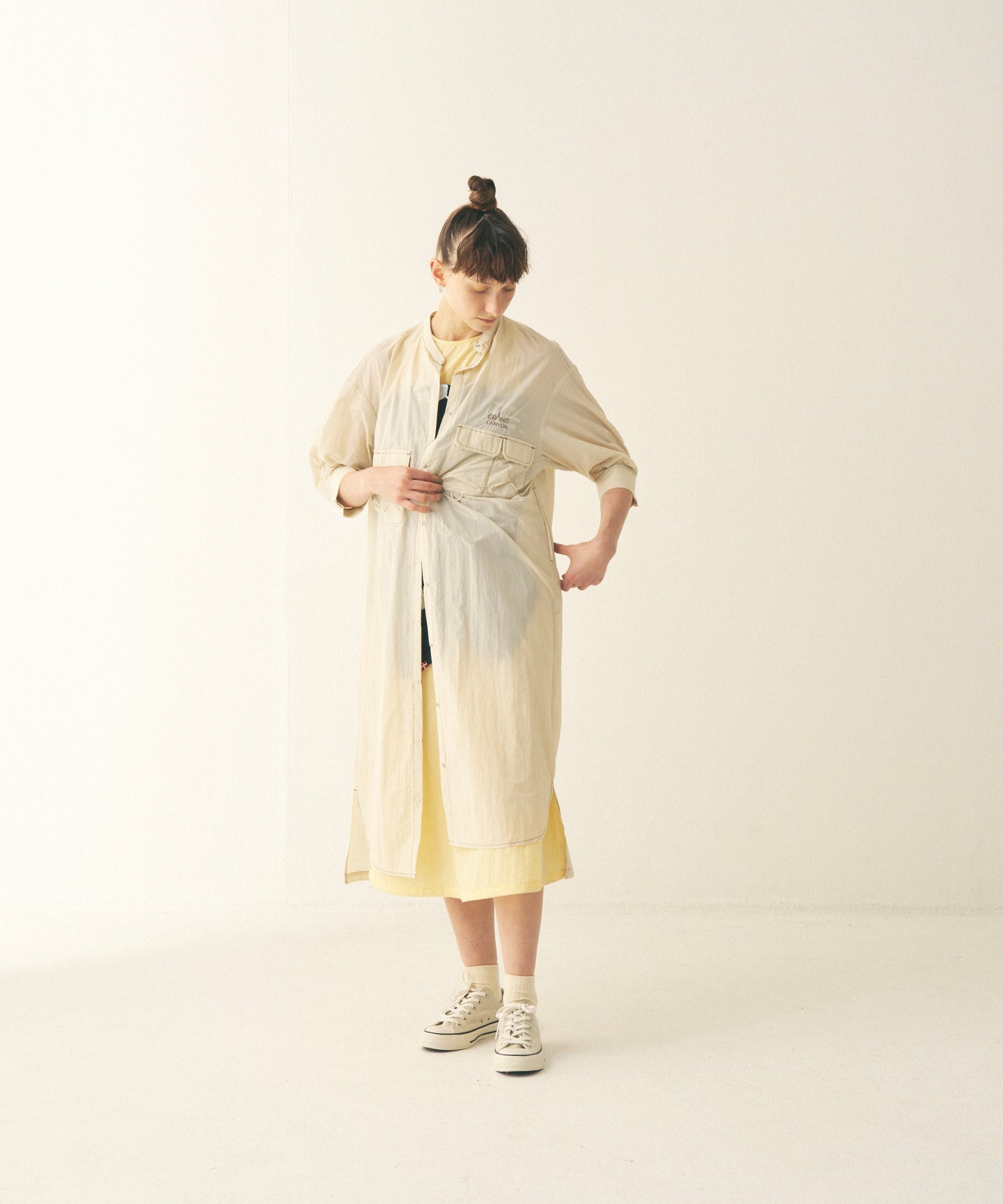 MULTI-POCKET SHIRT ONEPIECE