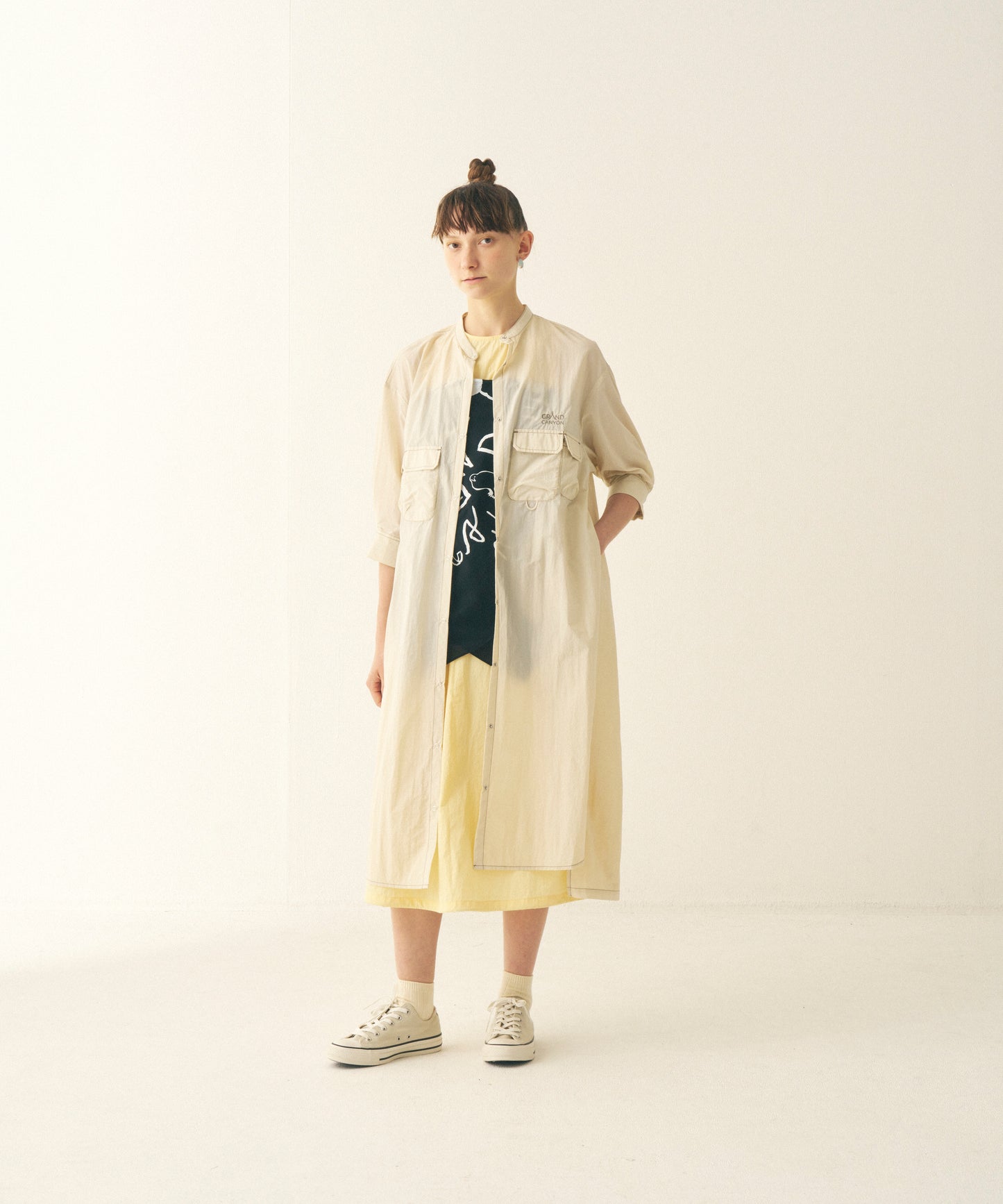 MULTI-POCKET SHIRT ONEPIECE