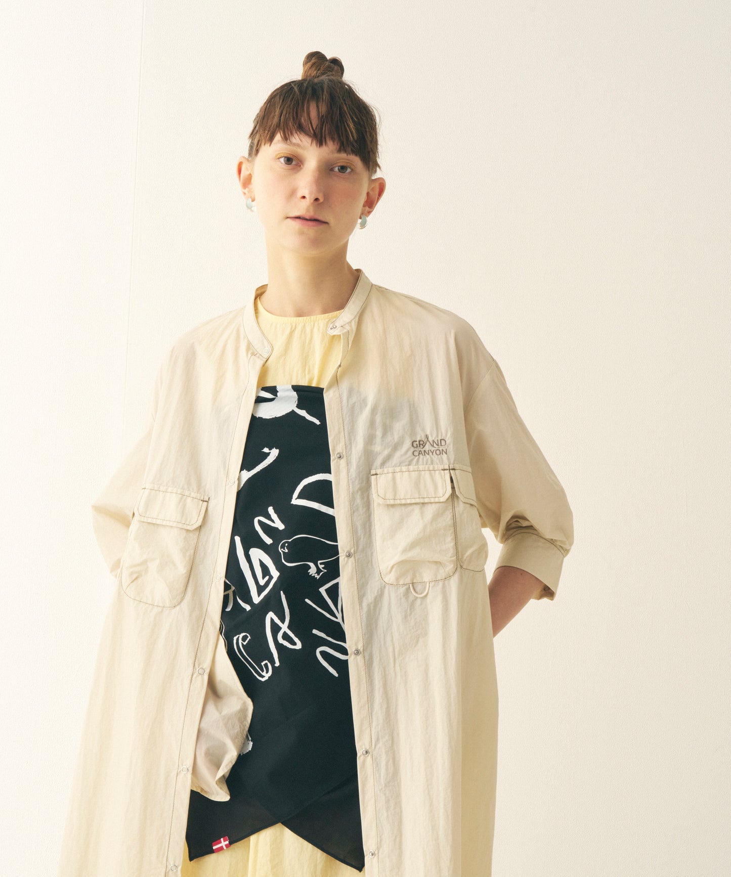 MULTI-POCKET SHIRT ONEPIECE