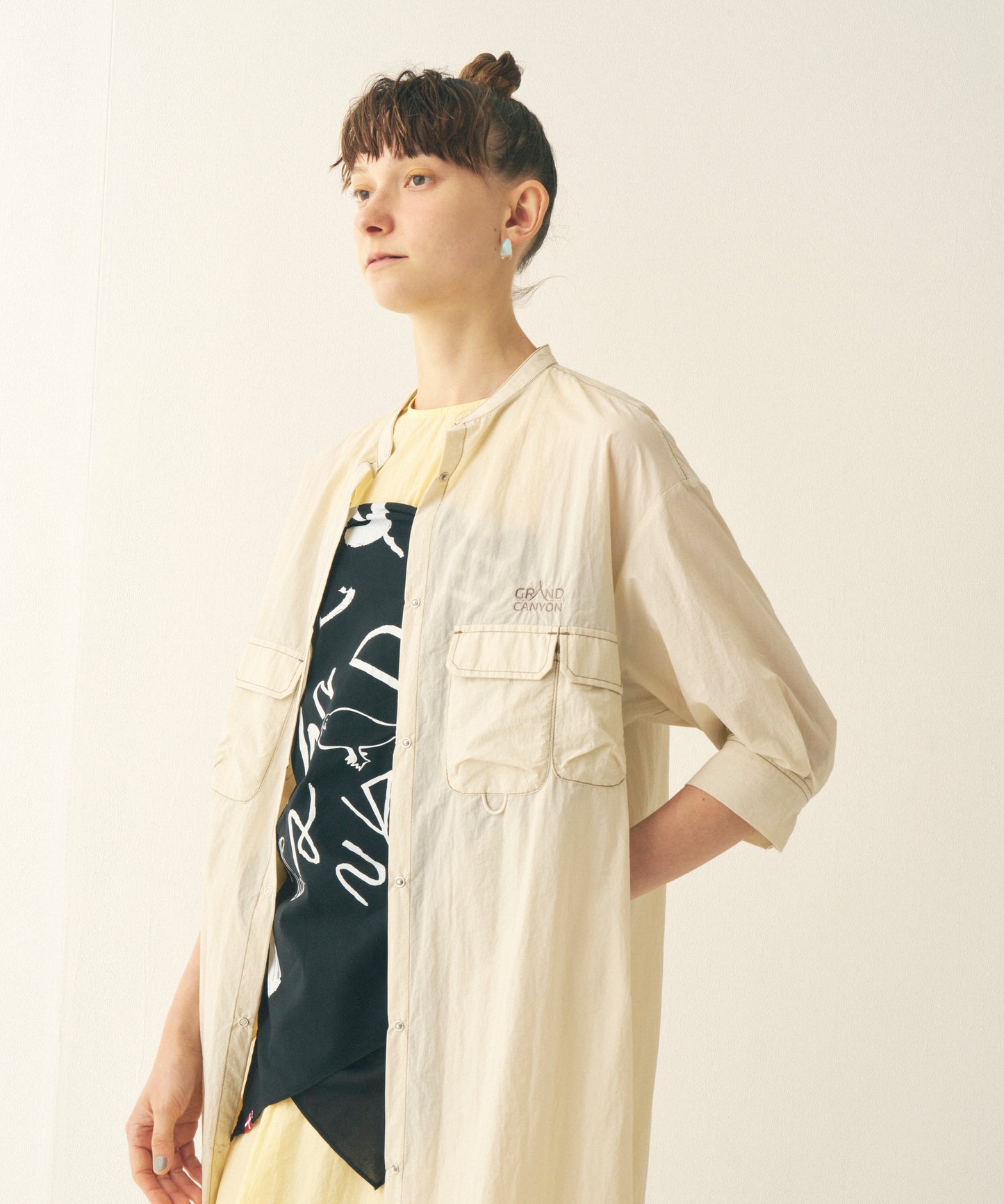 MULTI-POCKET SHIRT ONEPIECE