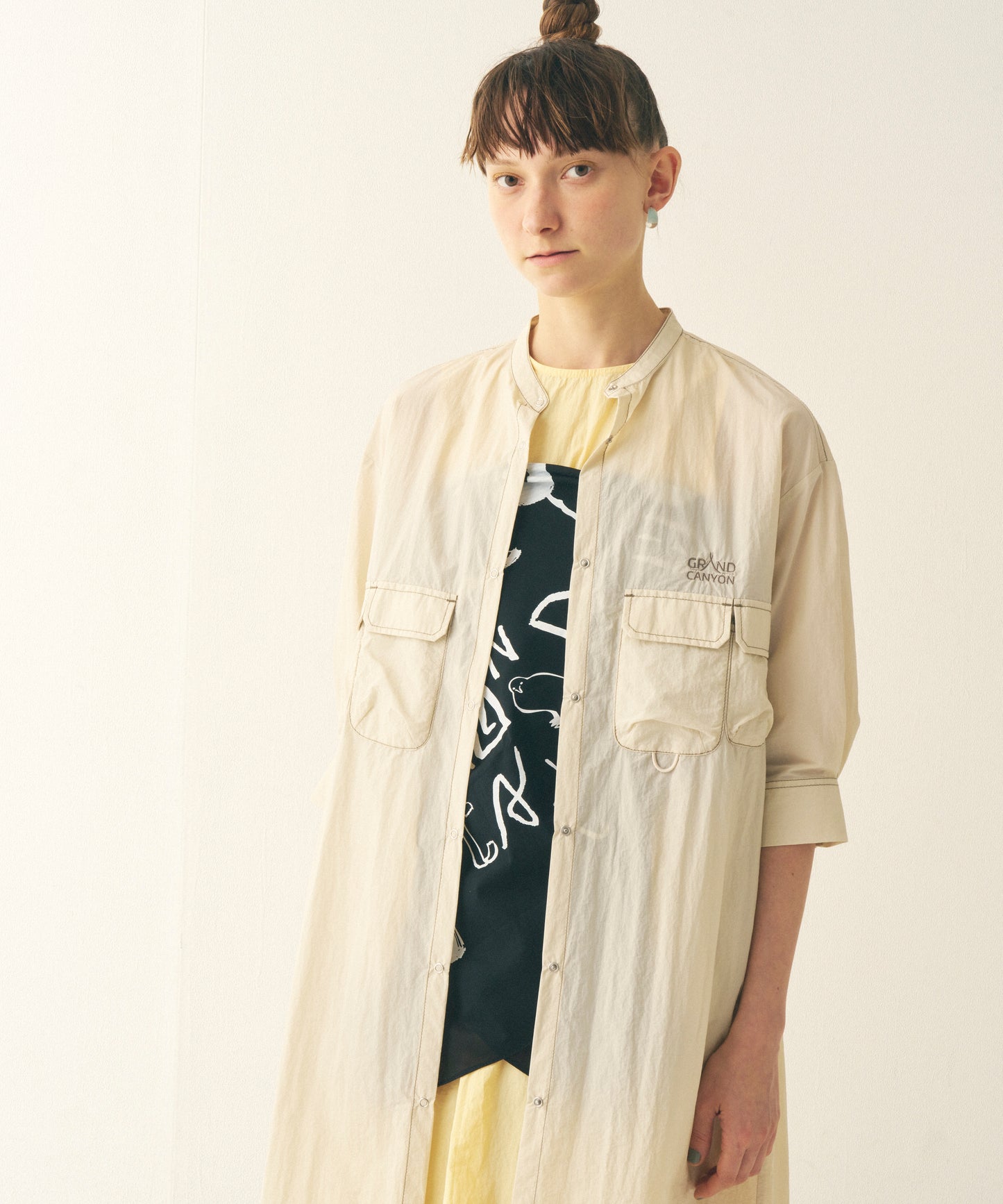 MULTI-POCKET SHIRT ONEPIECE