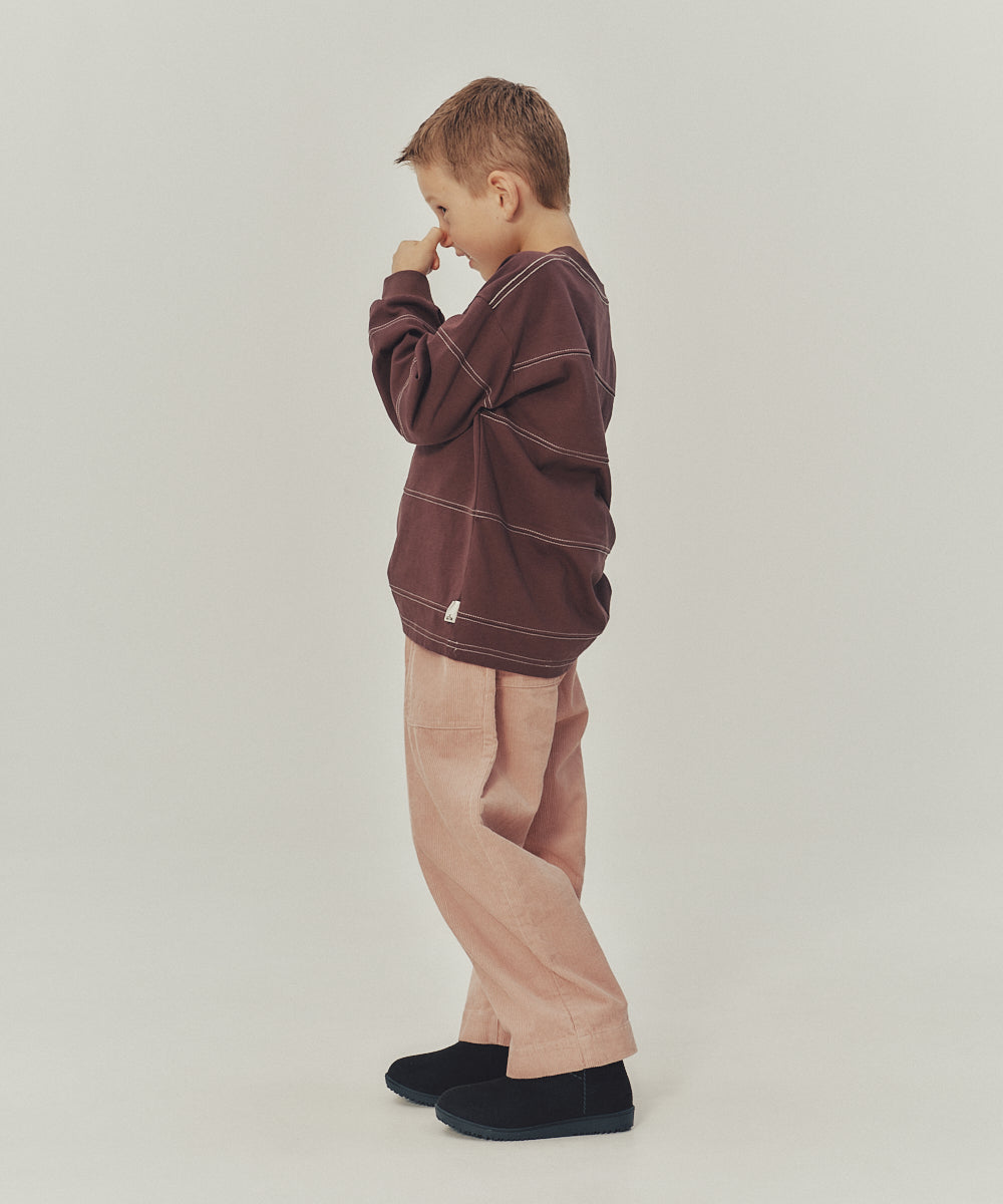 KIDS BORDER STITCH TEE