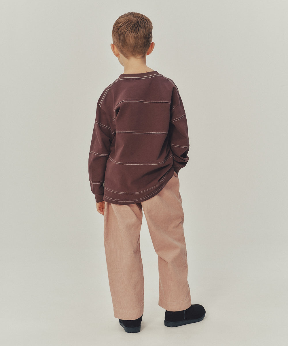 KIDS BORDER STITCH TEE