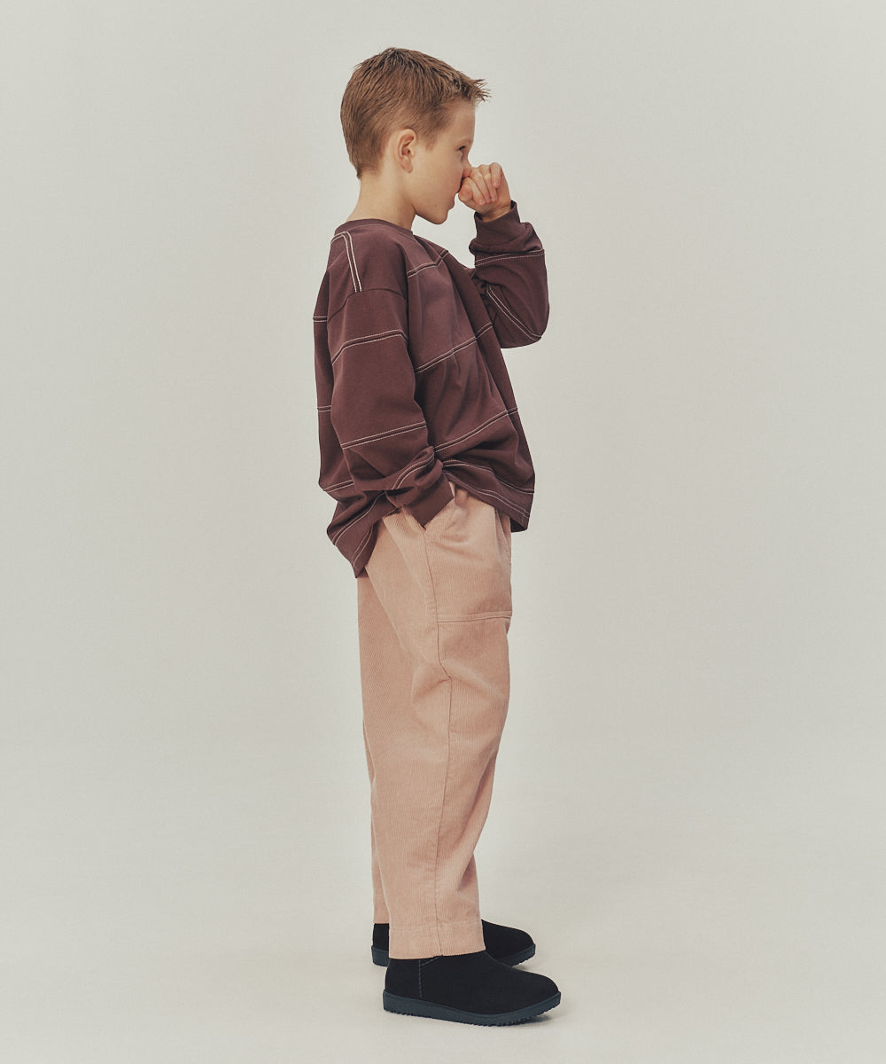 KIDS BORDER STITCH TEE