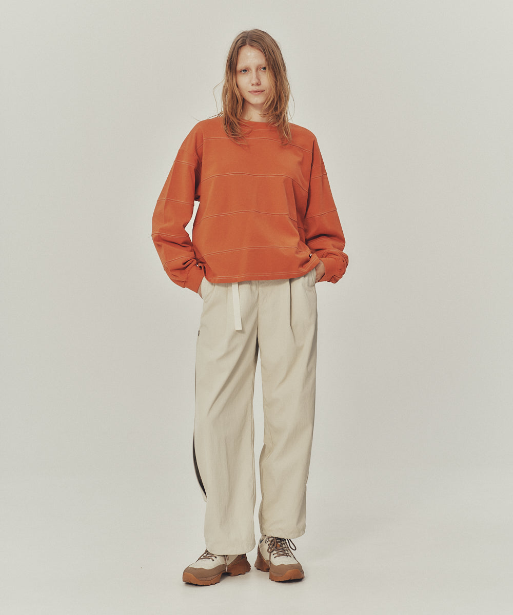 LADIES BORDER STITCH TEE