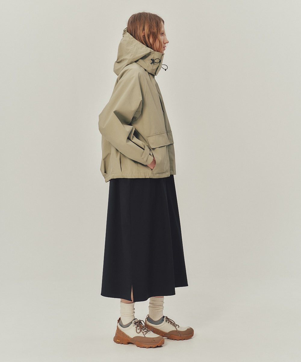 NYLON STRETCH SHIRT ONEPIECE